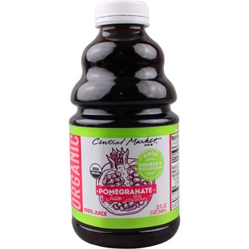 Central Market Organic 100% Pomegranate Juice, 32 oz