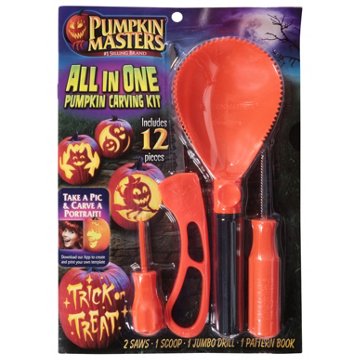 Pumpkin Masters All In One Halloween Pumpkin Carving Kit, 12 pc