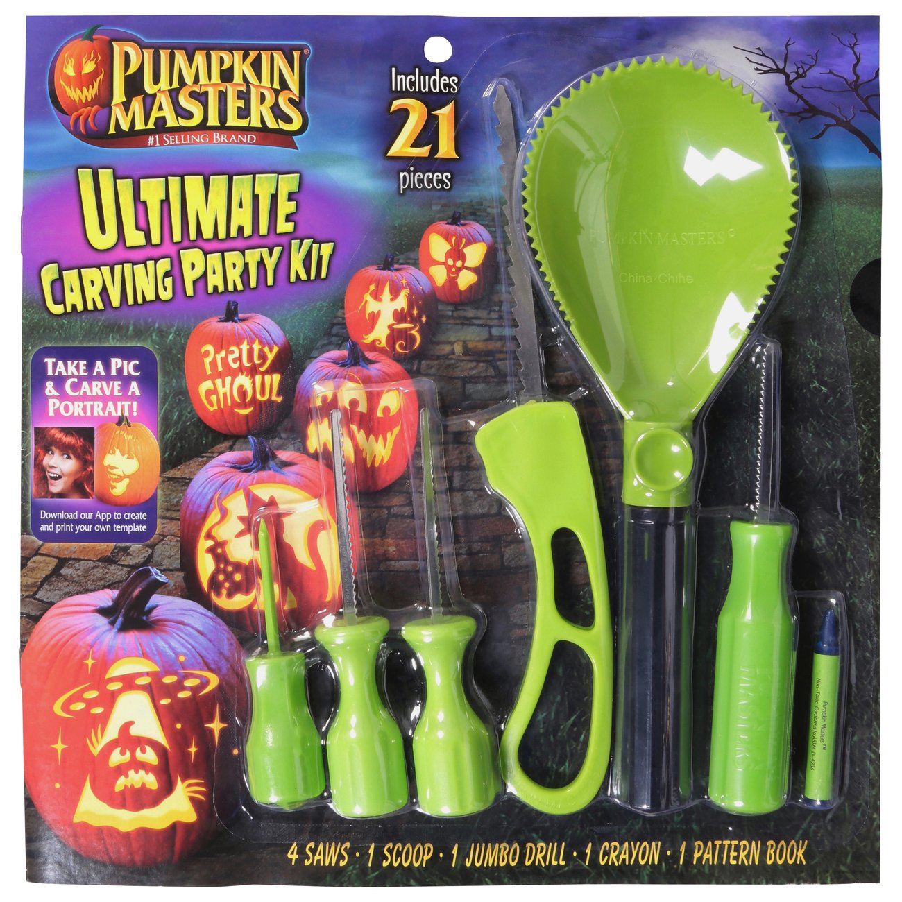 Pumpkin Masters All In One Pumpkin Carving Party Kit - Shop Party Decor ...