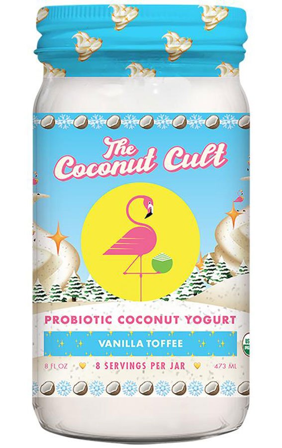 The Coconut Cult Vanilla Toffee Probiotic Coconut Yogurt Shop Yogurt