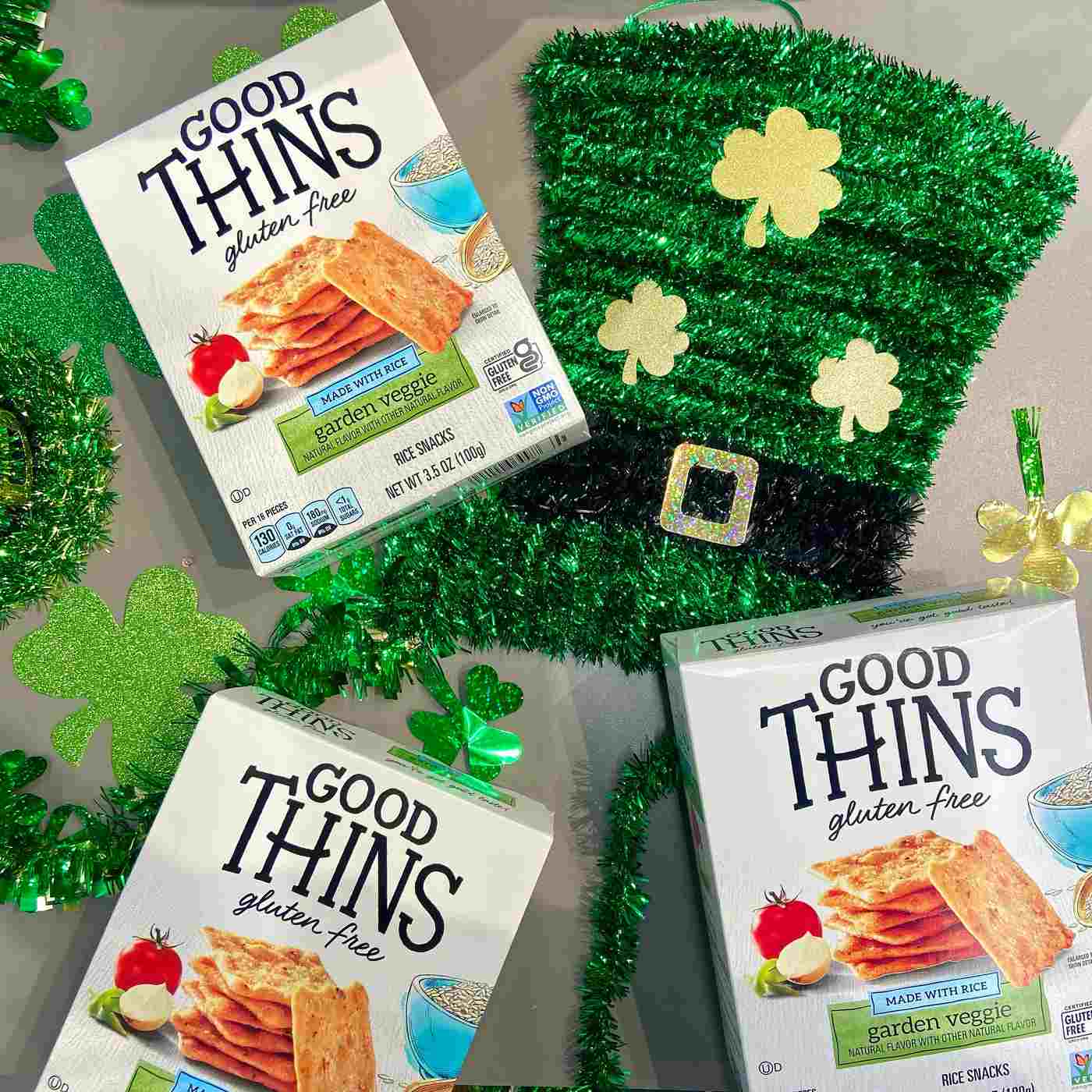 Good Thins Gluten Free Garden Veggie Rice Snacks; image 10 of 10