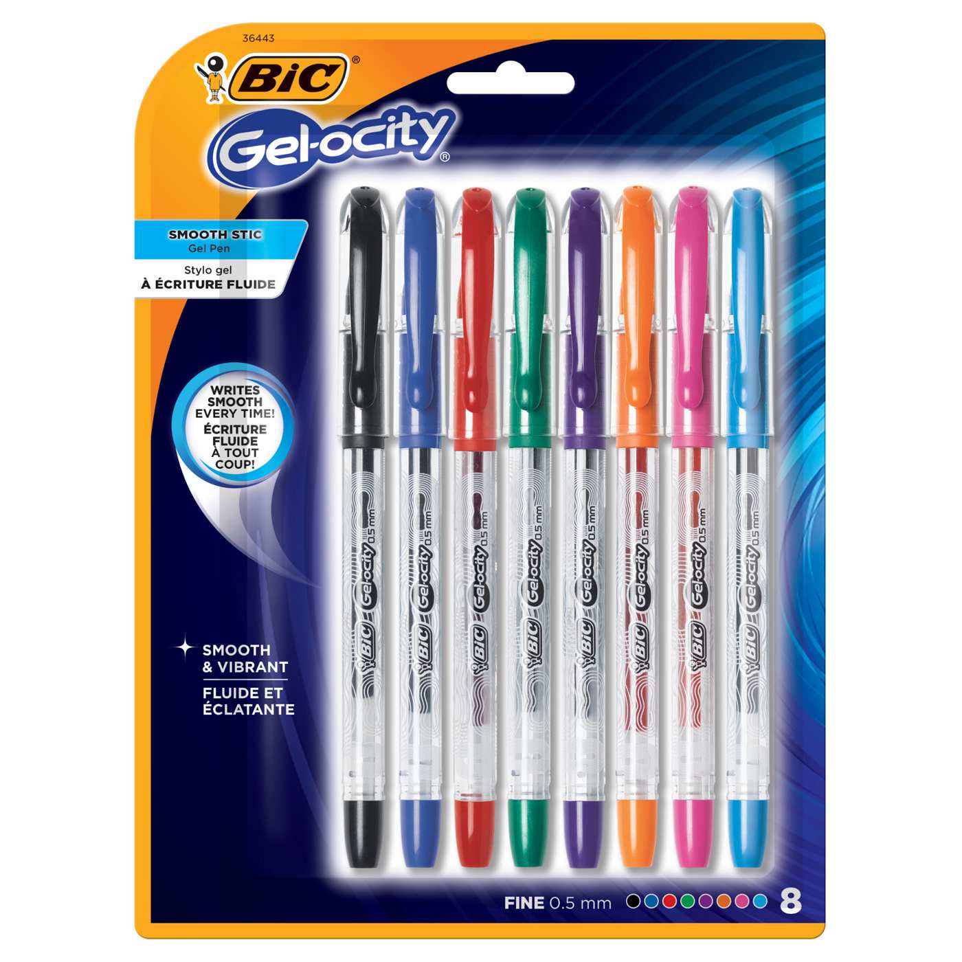 BIC Gel-ocity Smooth Stic 0.5mm Gel Pens - Assorted Ink; image 1 of 2