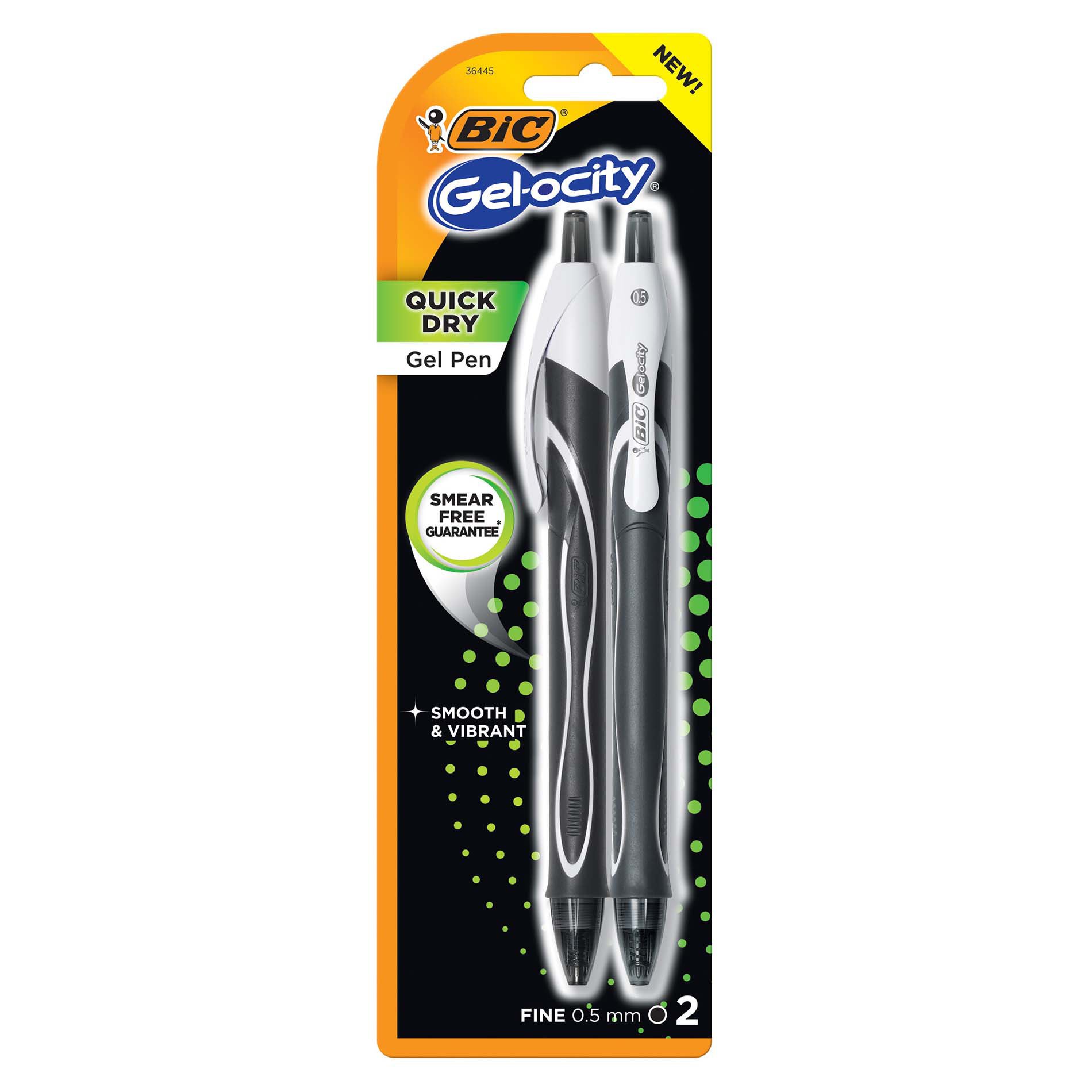 Bic Gelocity Quick Dry Black Fine Point Gel Pens Shop Pens at HEB