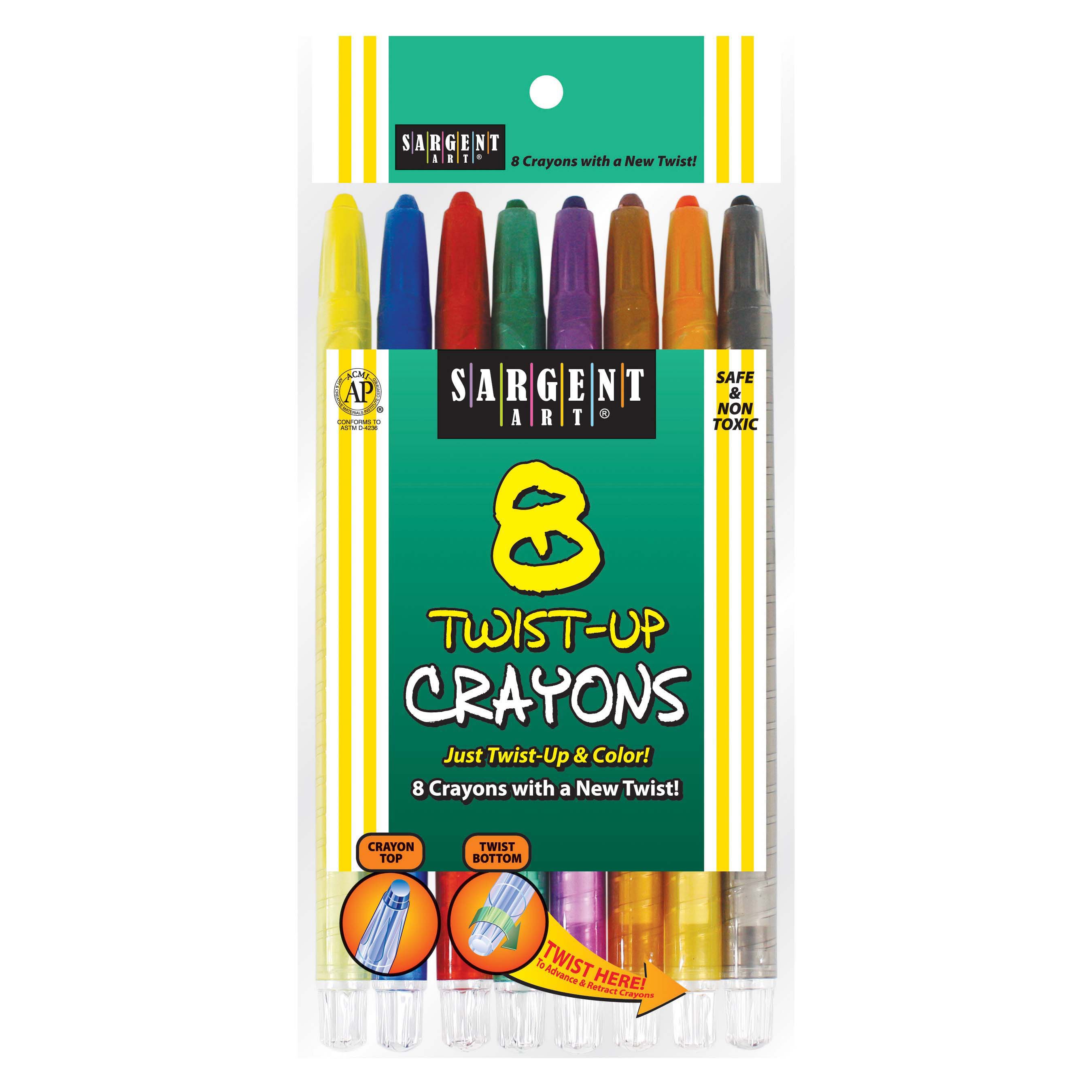 Sargent Art Twist-Up Crayons - Shop Crayons at H-E-B