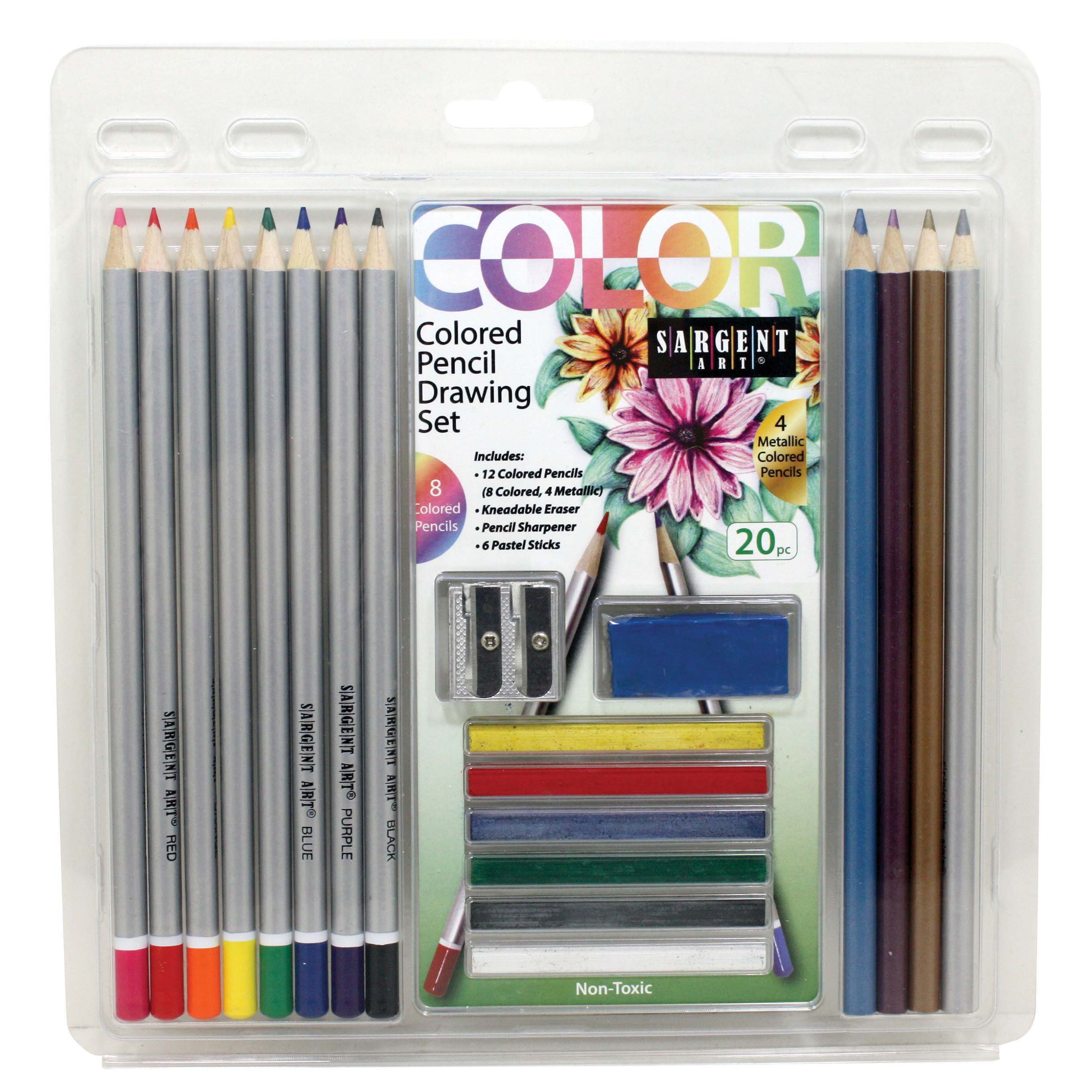 Sargent Art Colored Pencil Drawing Set - Shop Colored Pencils at H-E-B