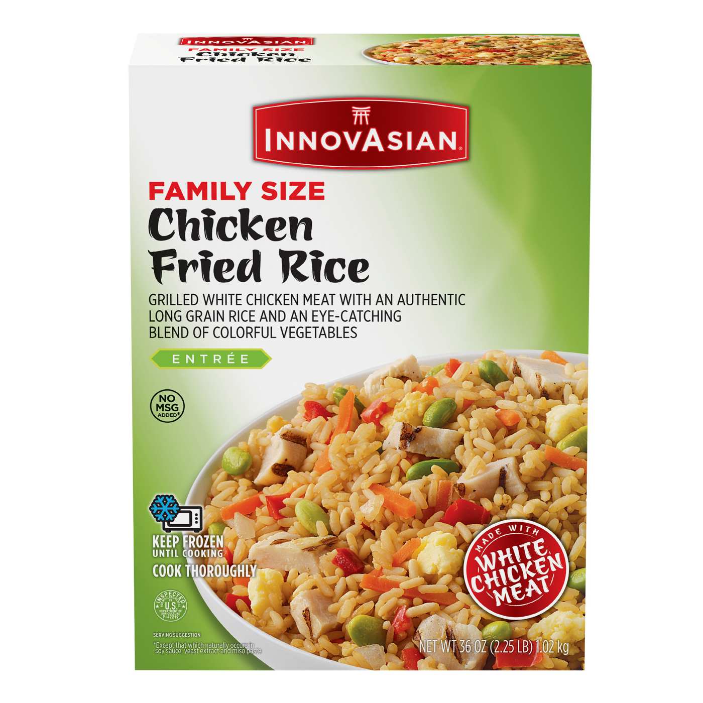 InnovAsian Frozen Chicken Fried Rice - Family-Size; image 1 of 7