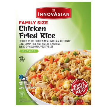 InnovAsian Frozen Chicken Fried Rice - Family-Size, 36 oz
