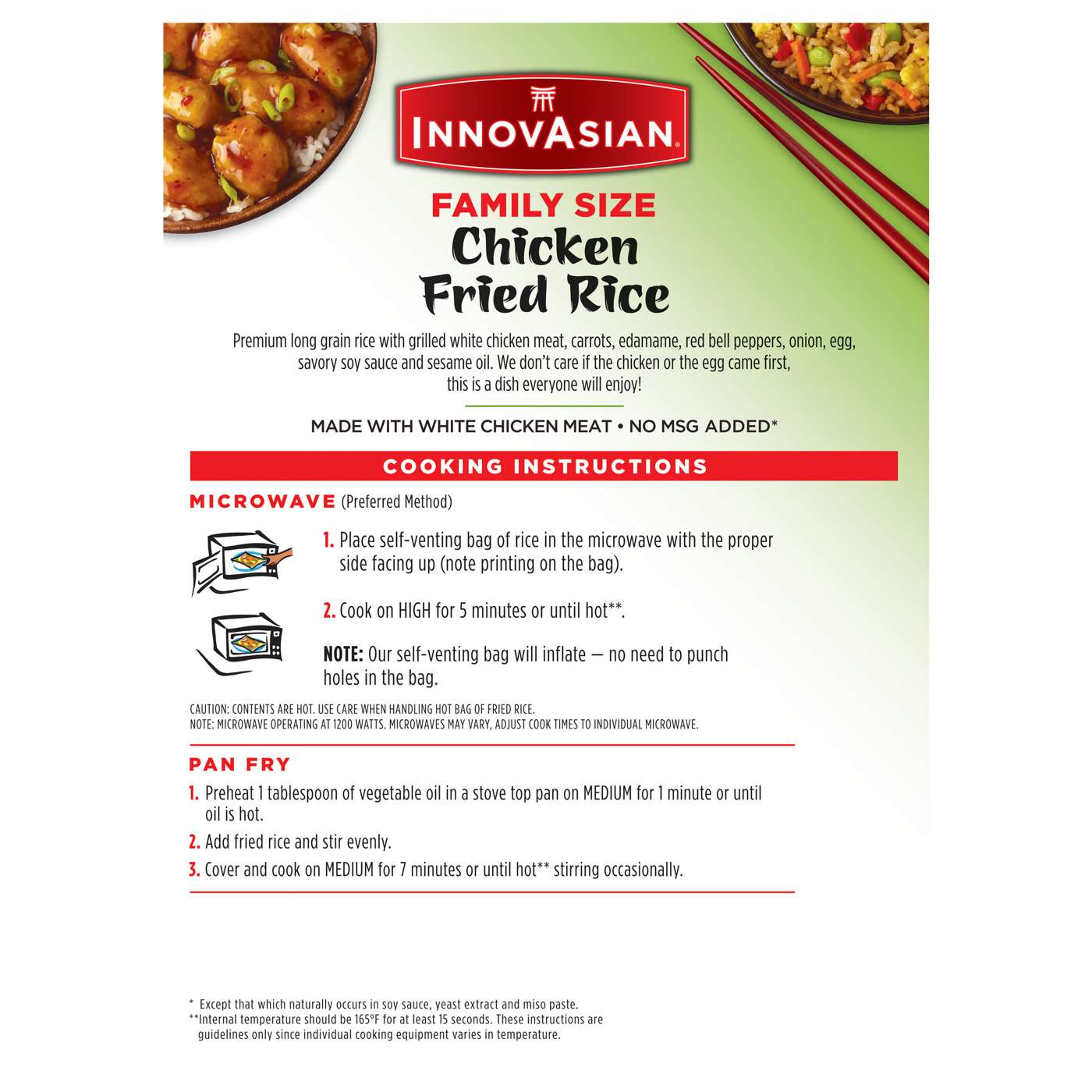 InnovAsian Frozen Chicken Fried Rice - Family-Size; image 5 of 7