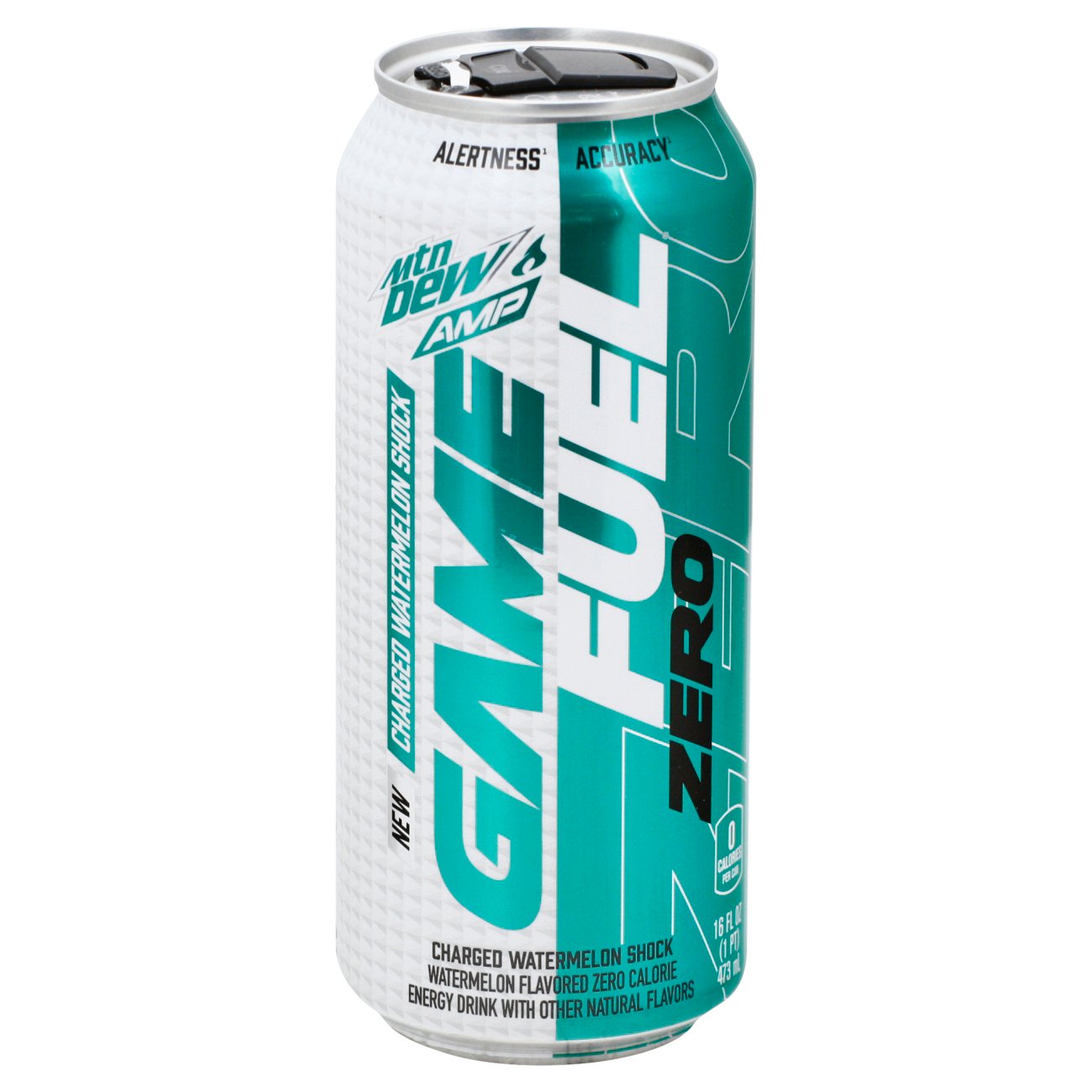 Mountain Dew Amp Game Fuel Zero Charged Watermelon Shock Energy Drink
