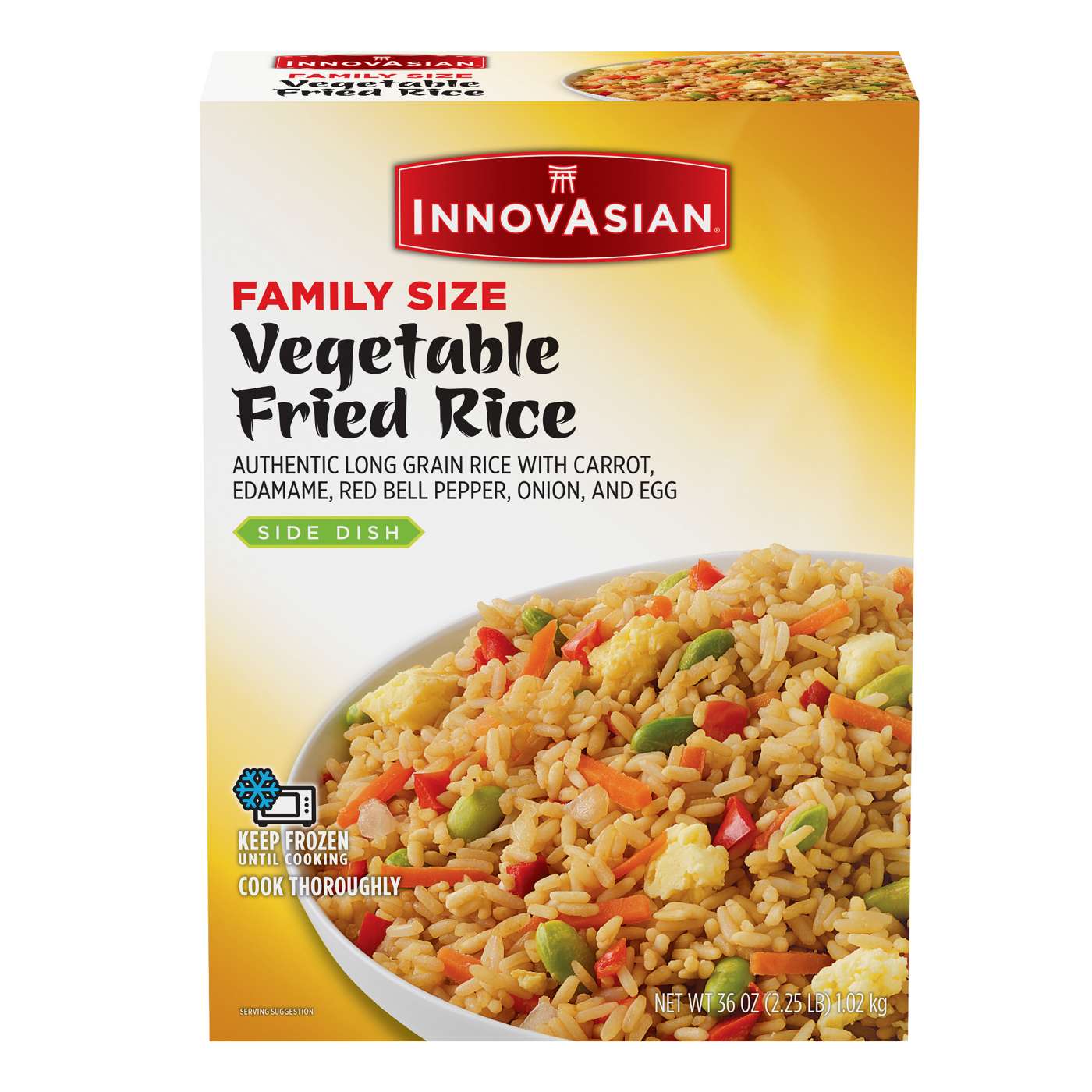 InnovAsian Frozen Vegetable Fried Rice - Family-Size; image 1 of 8
