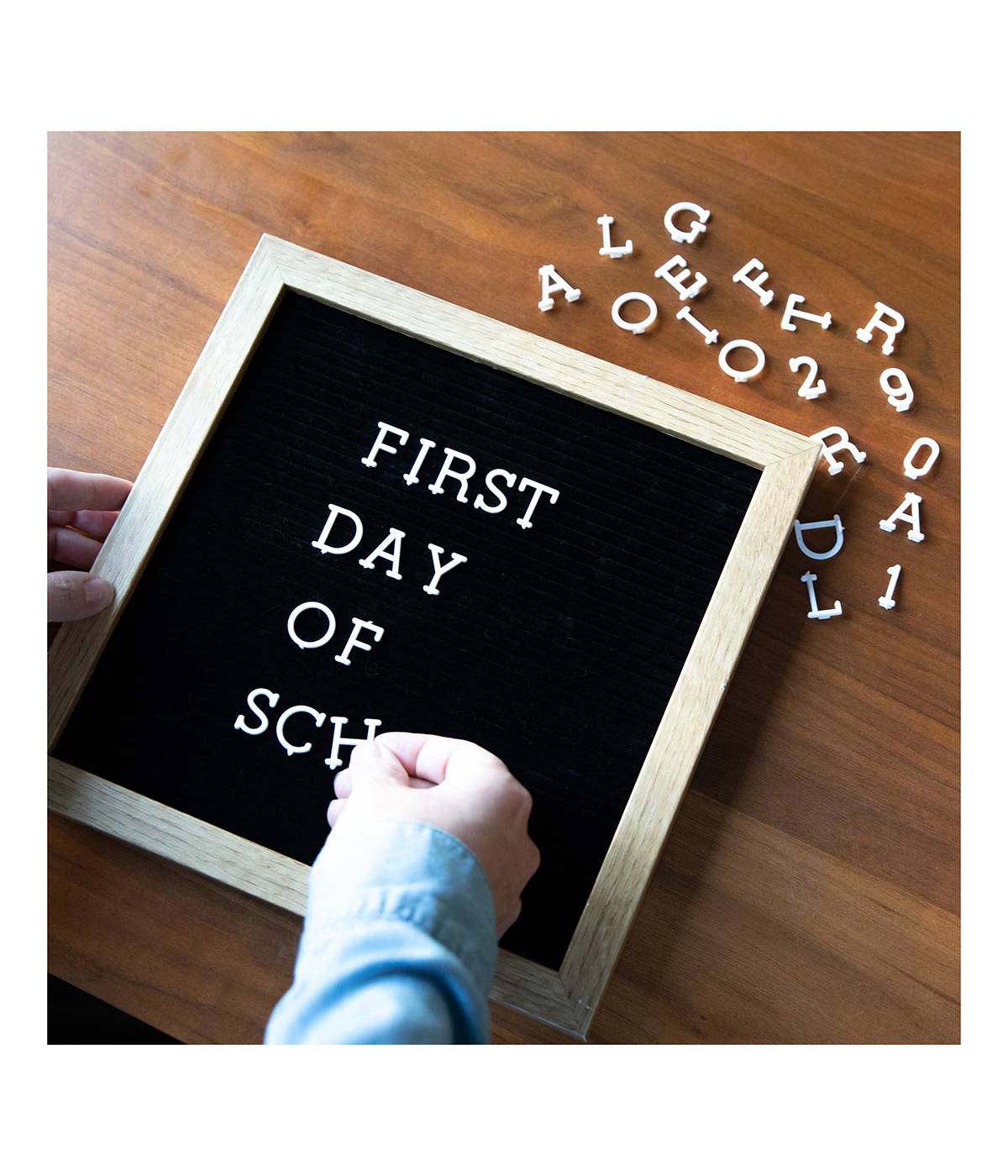Pearhead Wooden Letter Board Set Shop Tools & equipment at HEB