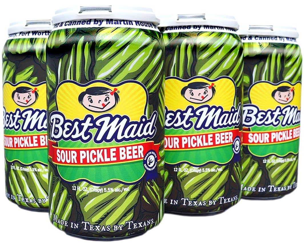 Martin House Best Maid Sour Pickle Beer 12 oz Cans Shop Beer at HEB