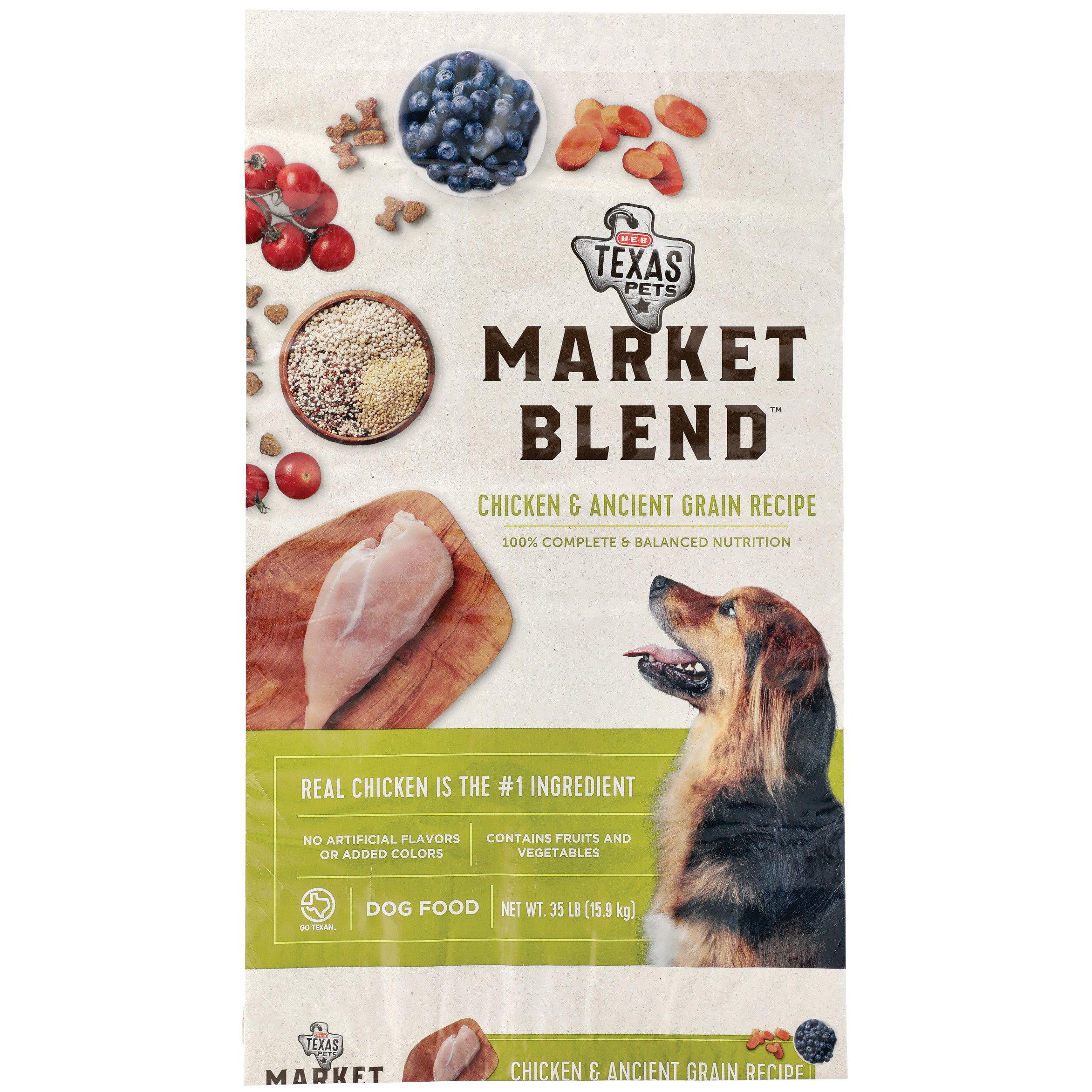 HEB Texas Pets Market Blend Chicken Dry Dog Food Shop Dogs at HEB