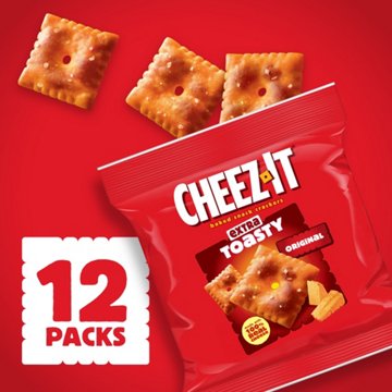 Cheez-It Extra Toasty Cheese Crackers, 12 oz
