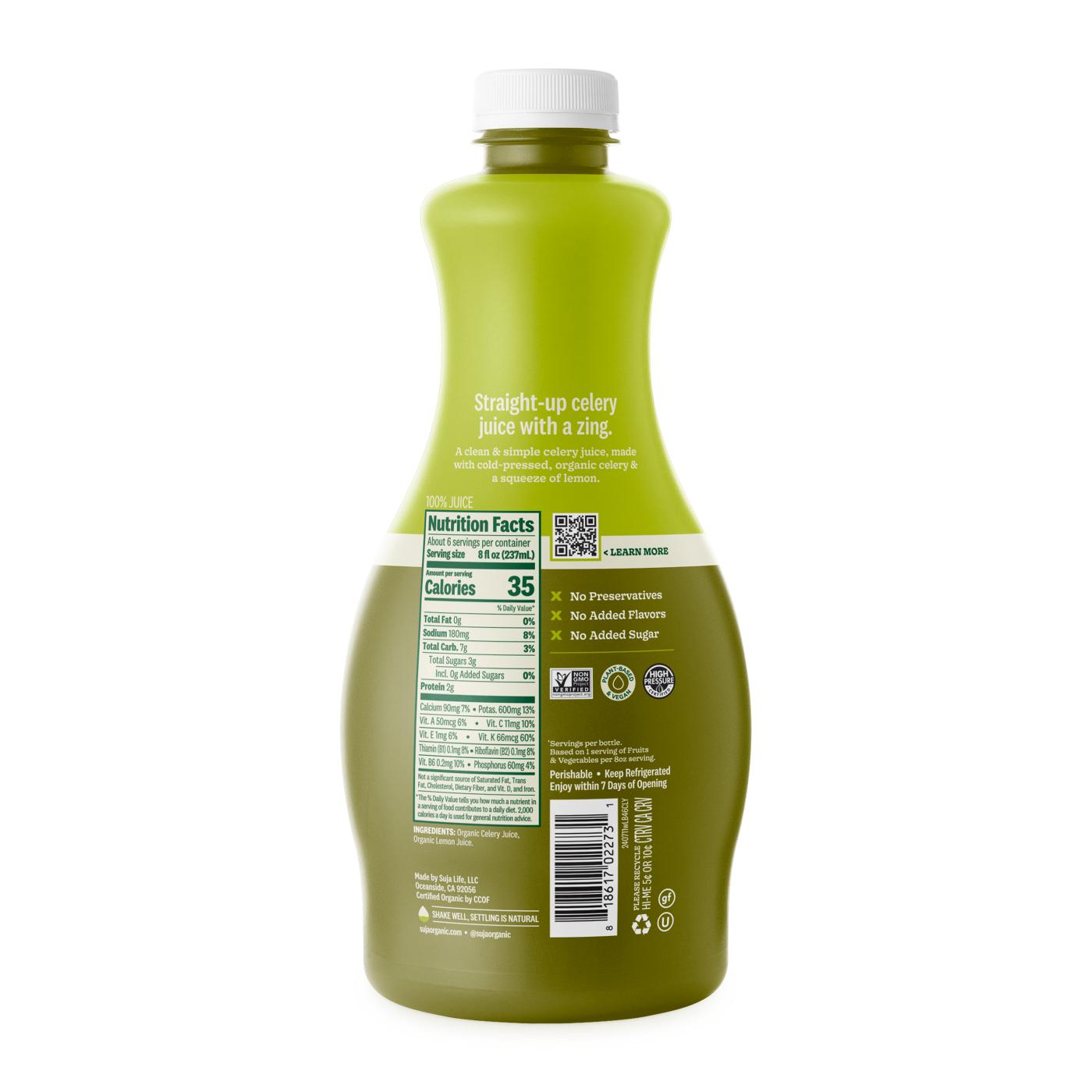 Suja Celery Organic Cold-Pressed Juice - Shop Juice at H-E-B