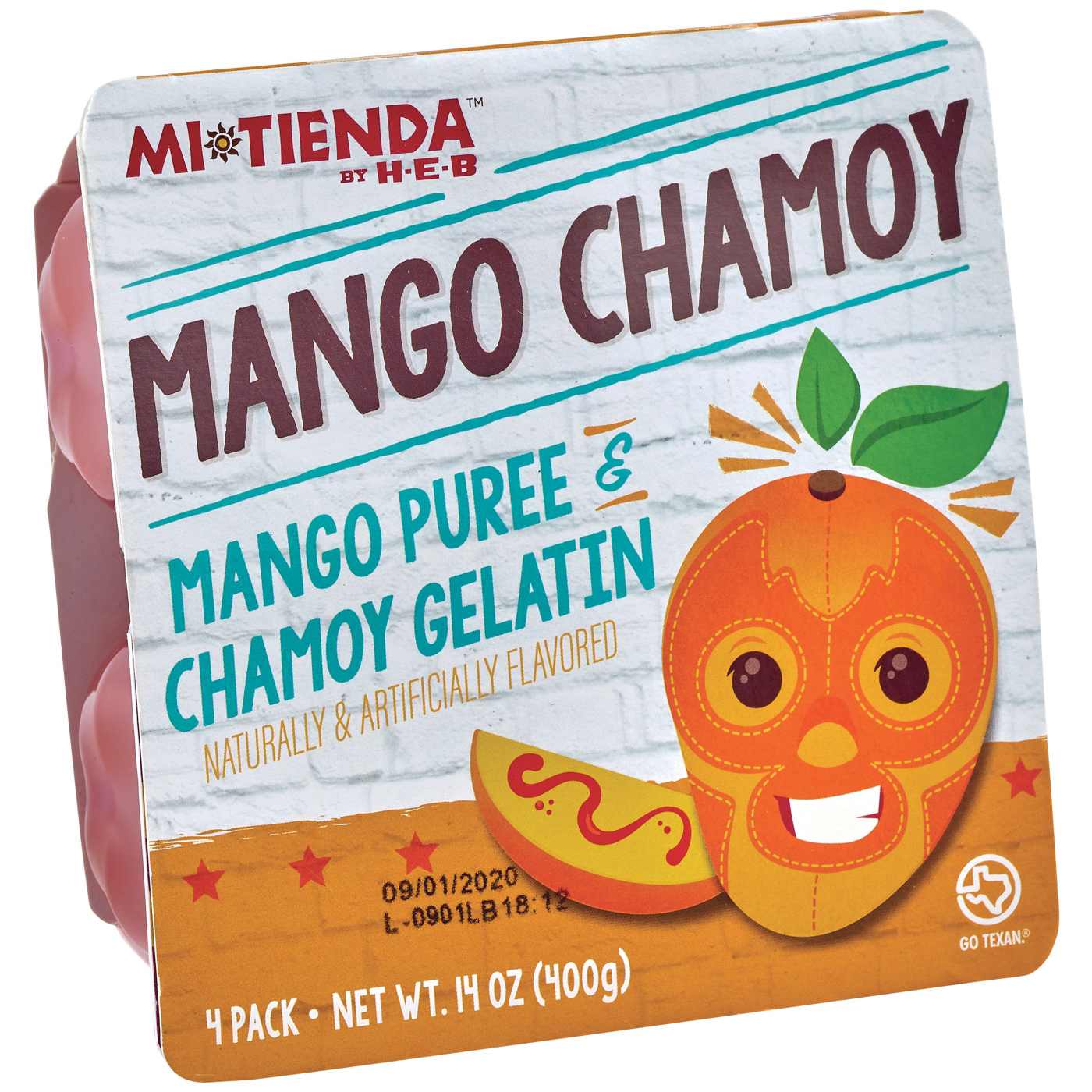 H-E-B Mi Tienda Gelatin Cups - Mango Chamoy; image 2 of 2