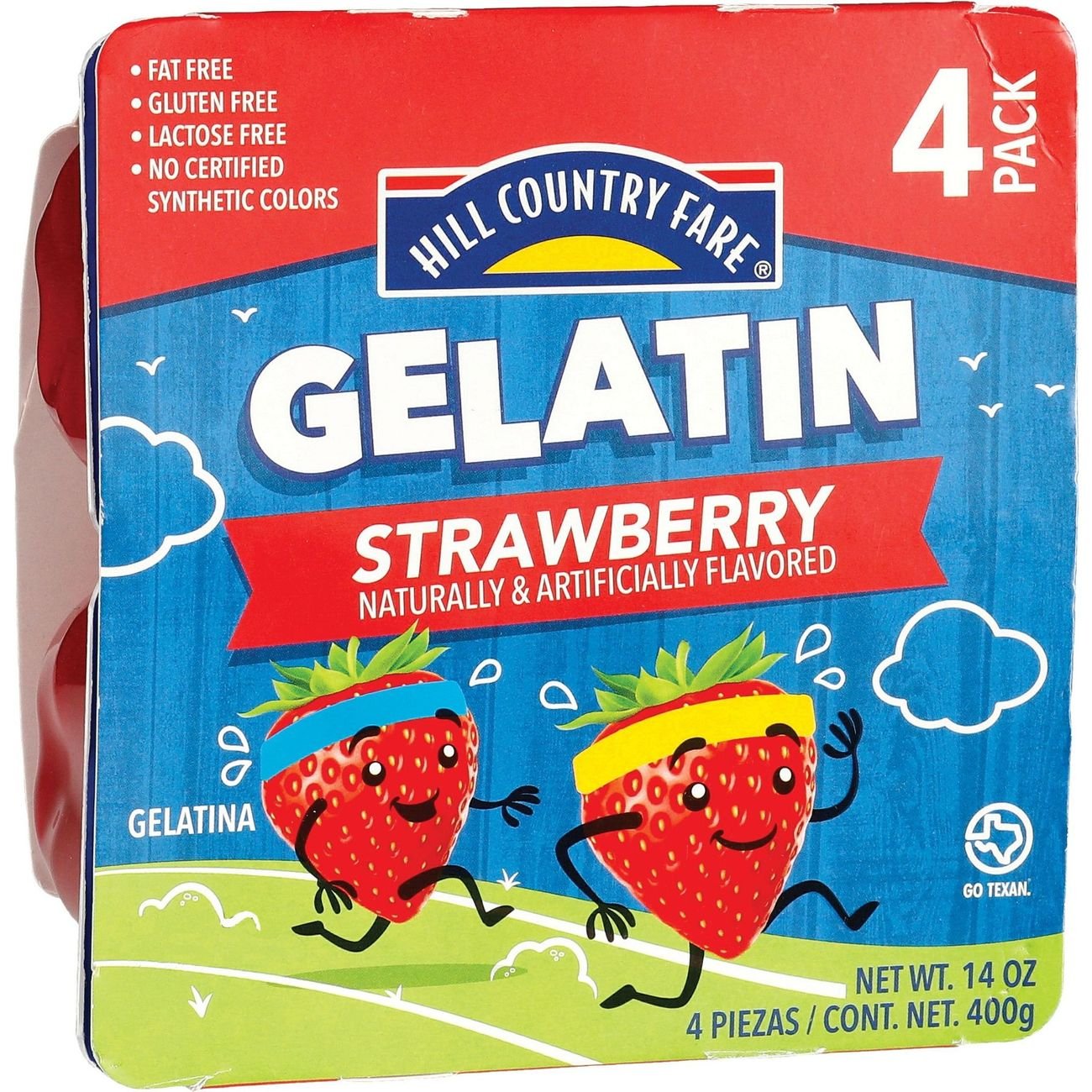 Hill Country Fare Strawberry Gelatin Cups - Shop Pudding & Gelatin at H-E-B