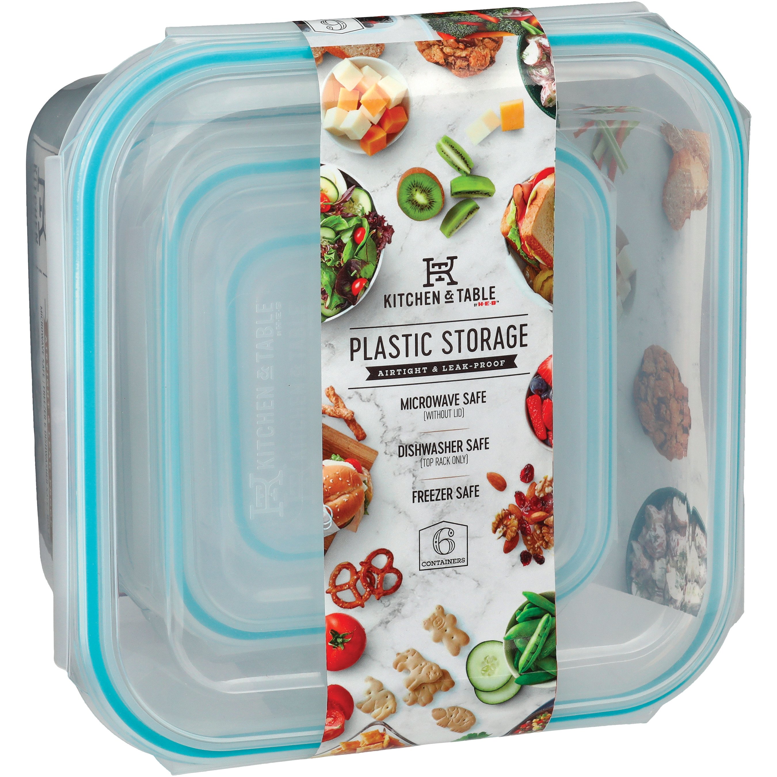 Hefty Clip Fresh 7.1 Cup Square Food Storage Container with Lid - Shop Food  Storage at H-E-B