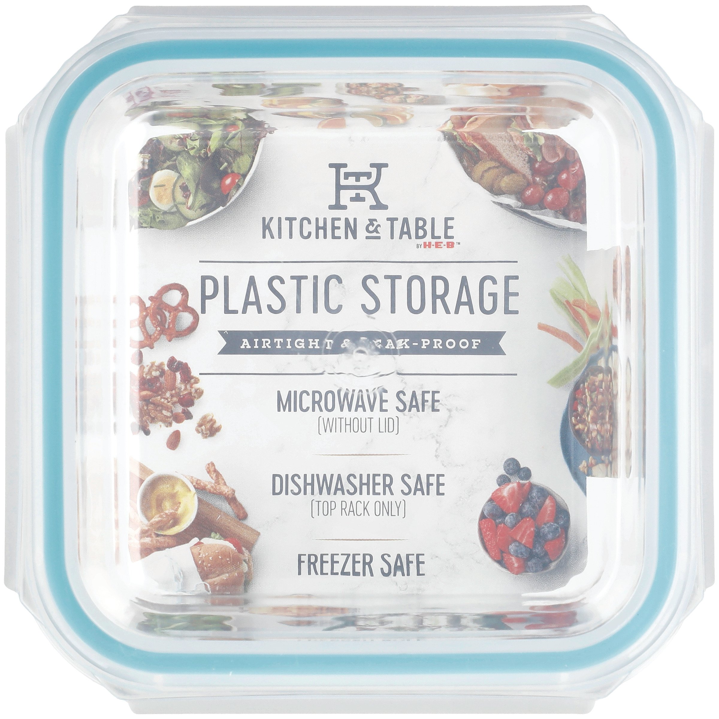 H-E-B 10.8 Cup Airtight Leak Proof Food Storage Container with