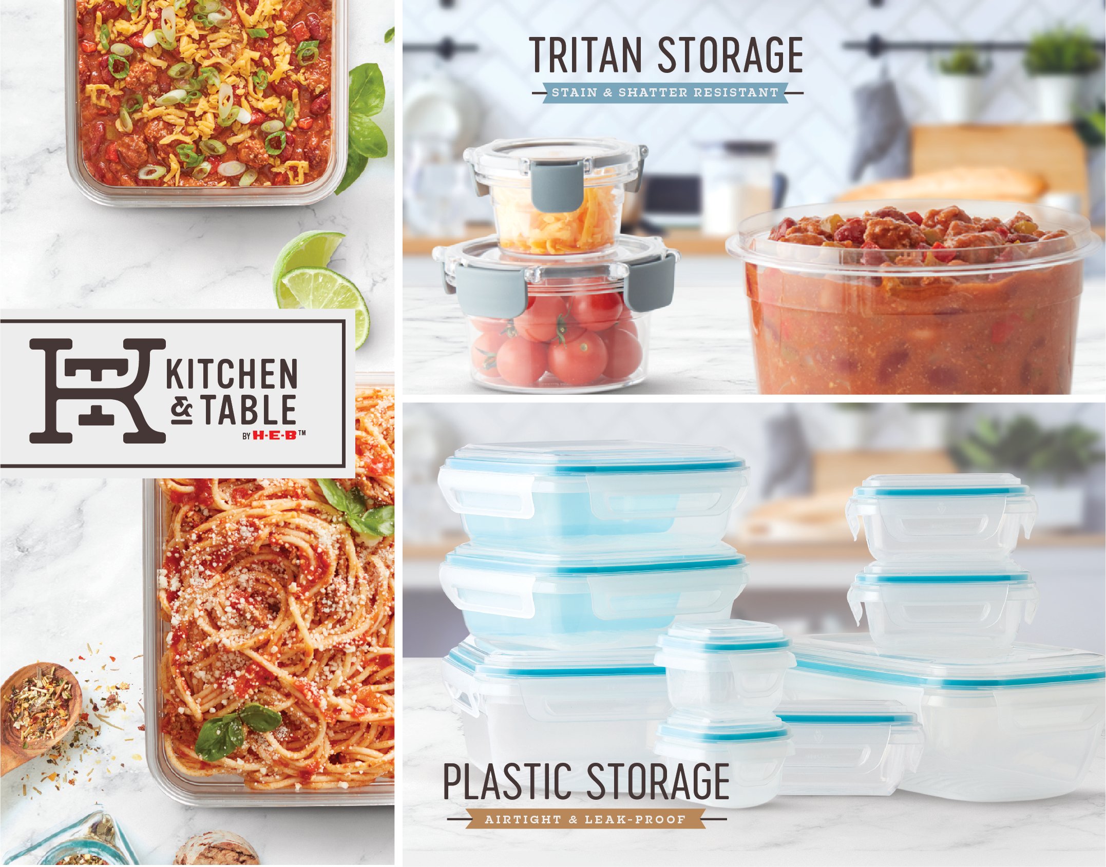 Glad Large Rectangle Deep Dish Containers and Lids - Shop Containers at  H-E-B