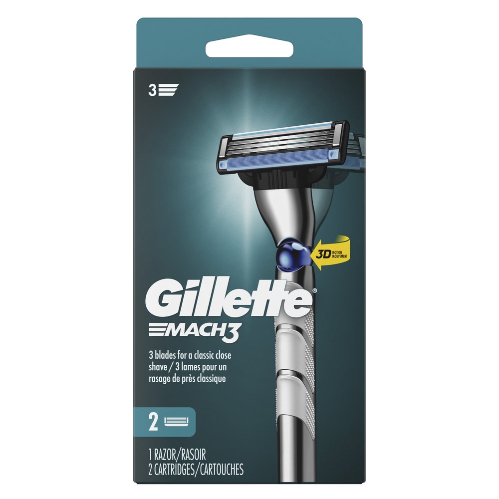 Gillette Mach3 3D + 2 Blade - Bath & Skin Care at H-E-B