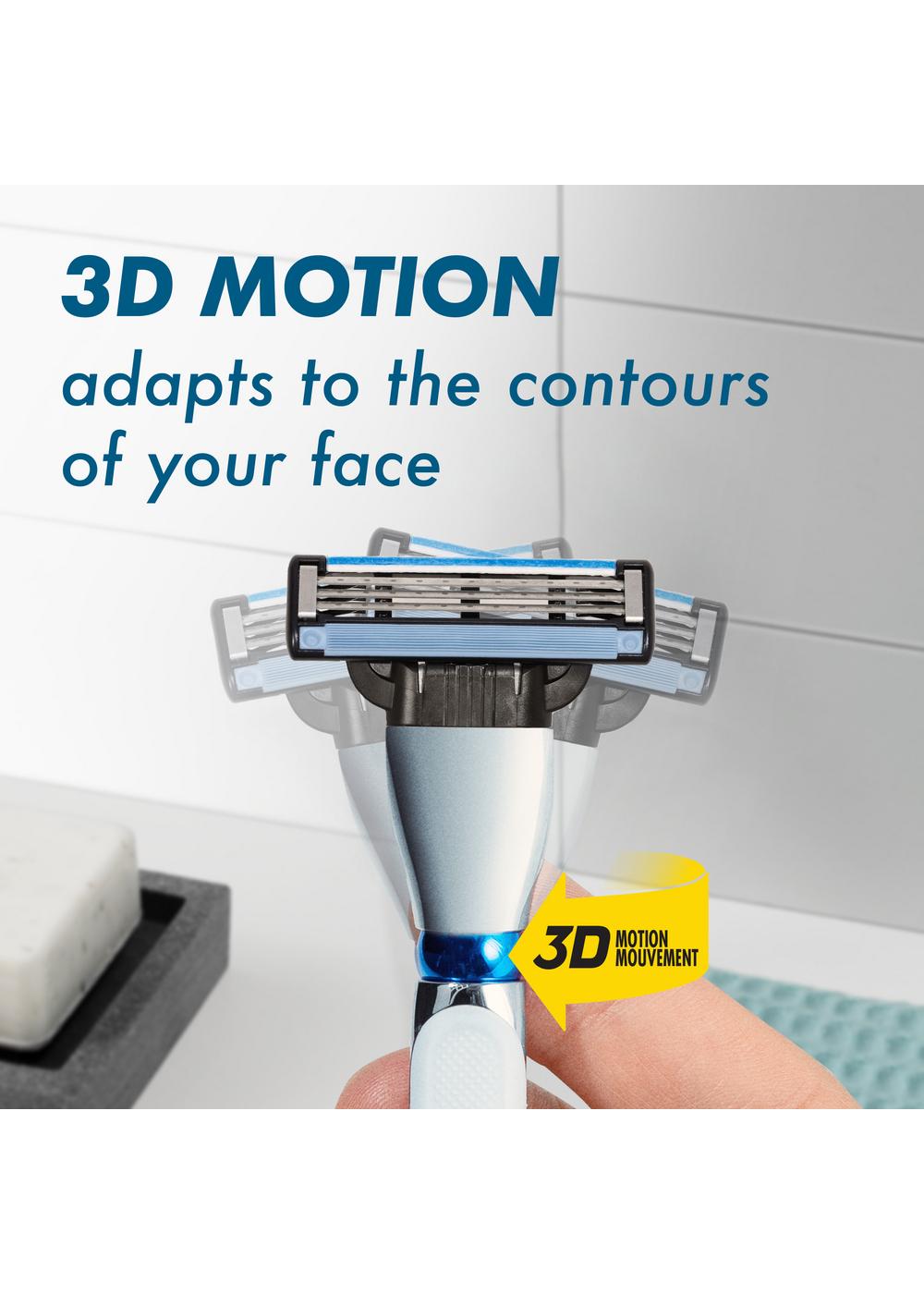 Gillette Mach3 3D Razor + 2 Blade Refills; image 10 of 11