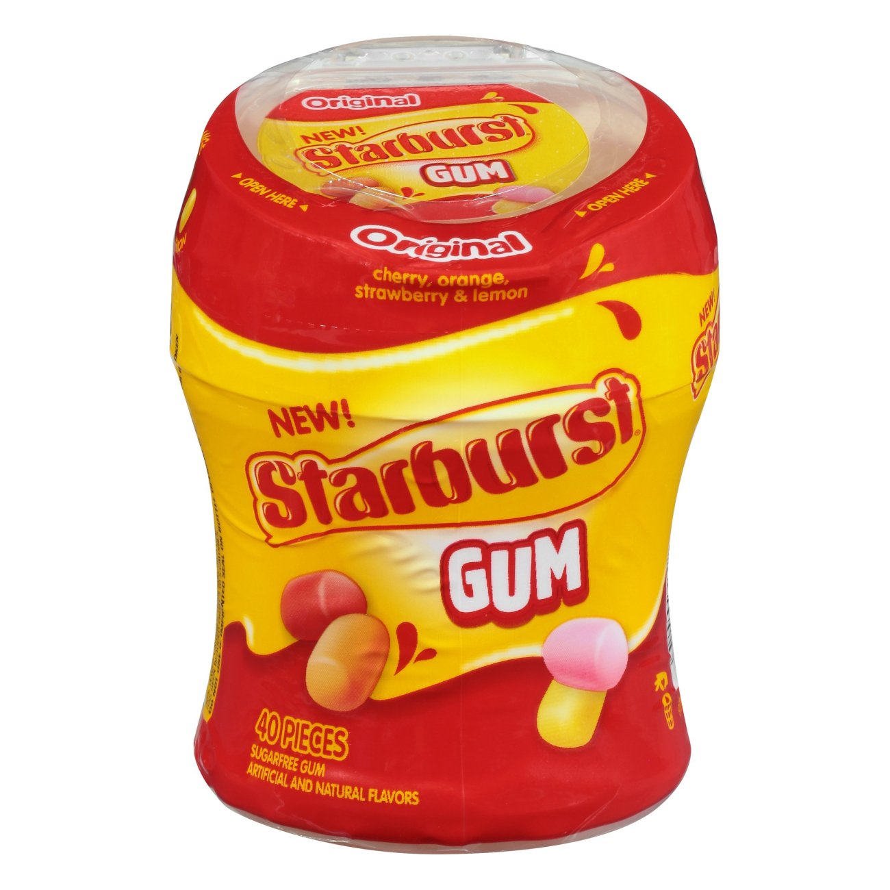 Starburst Original Sugar Free Bottle Gum - Shop Gum & Mints at H-E-B