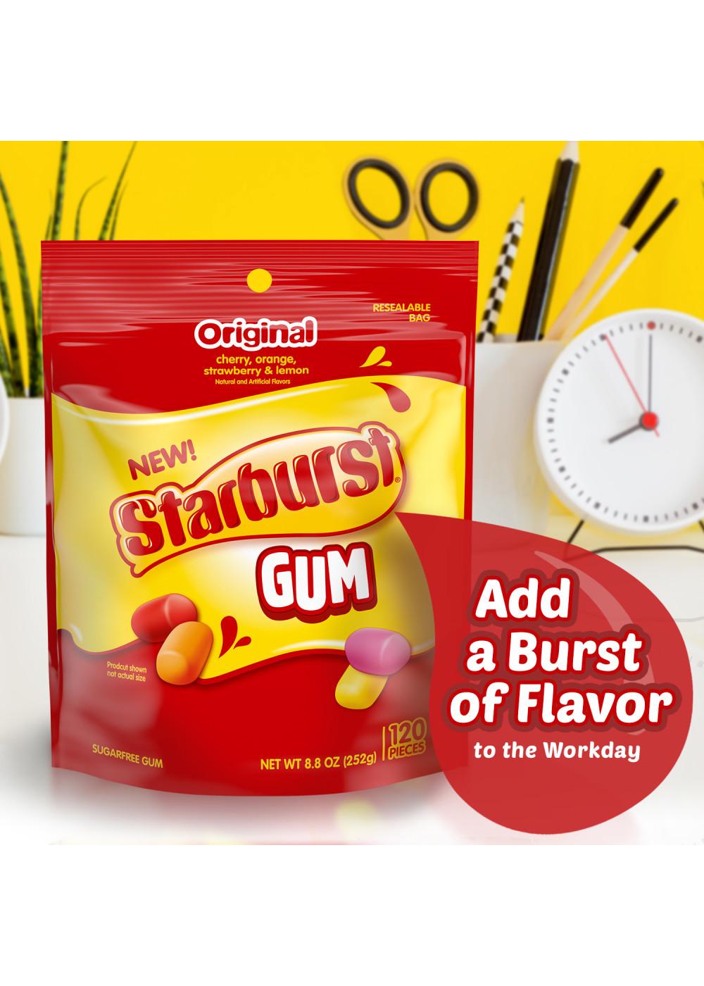 Starburst Original Sugarfree Chewing Gum; image 4 of 6