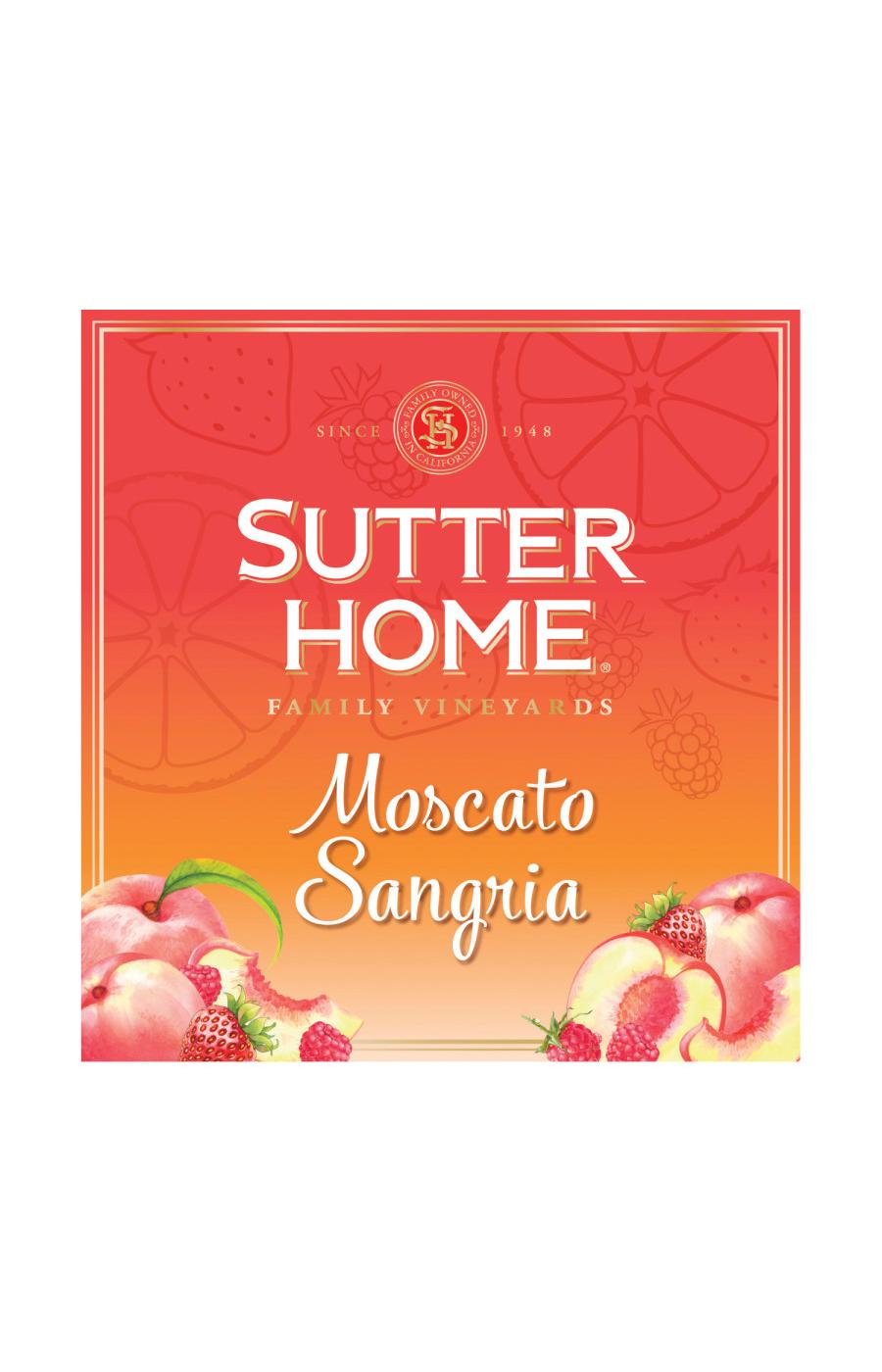 Sutter Home Family Vineyards Moscato Sangria; image 2 of 4