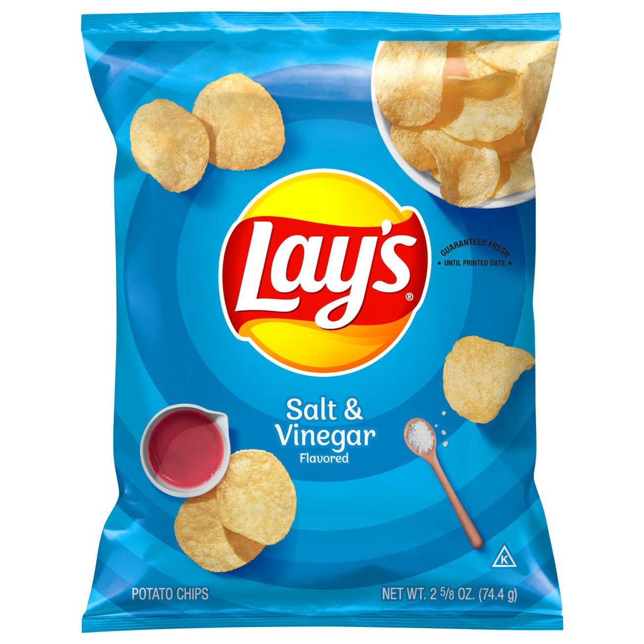 Lay's Salt & Vinegar Potato Chips - Shop Chips at H-E-B