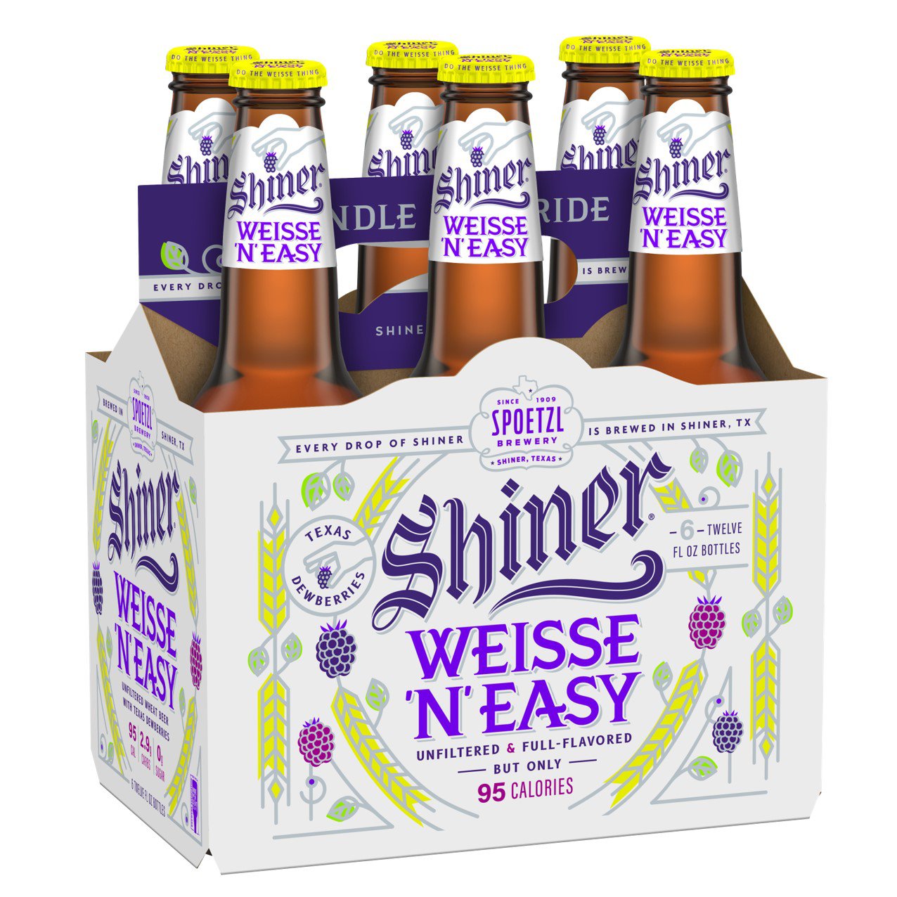 Shiner Weisse 'N' Easy Beer 12 oz Bottles - Shop Beer at H-E-B