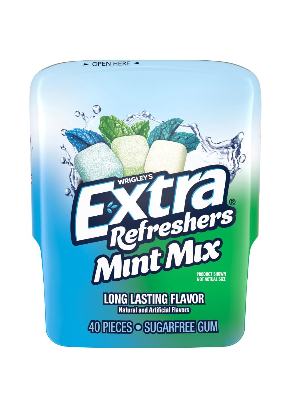 Extra Refreshers Mint Mix Sugar Free Chewing Gum; image 1 of 7