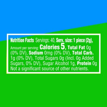 Extra Gum Refreshers Mint Mix Sugar Free Chewing Gum, 40 pc