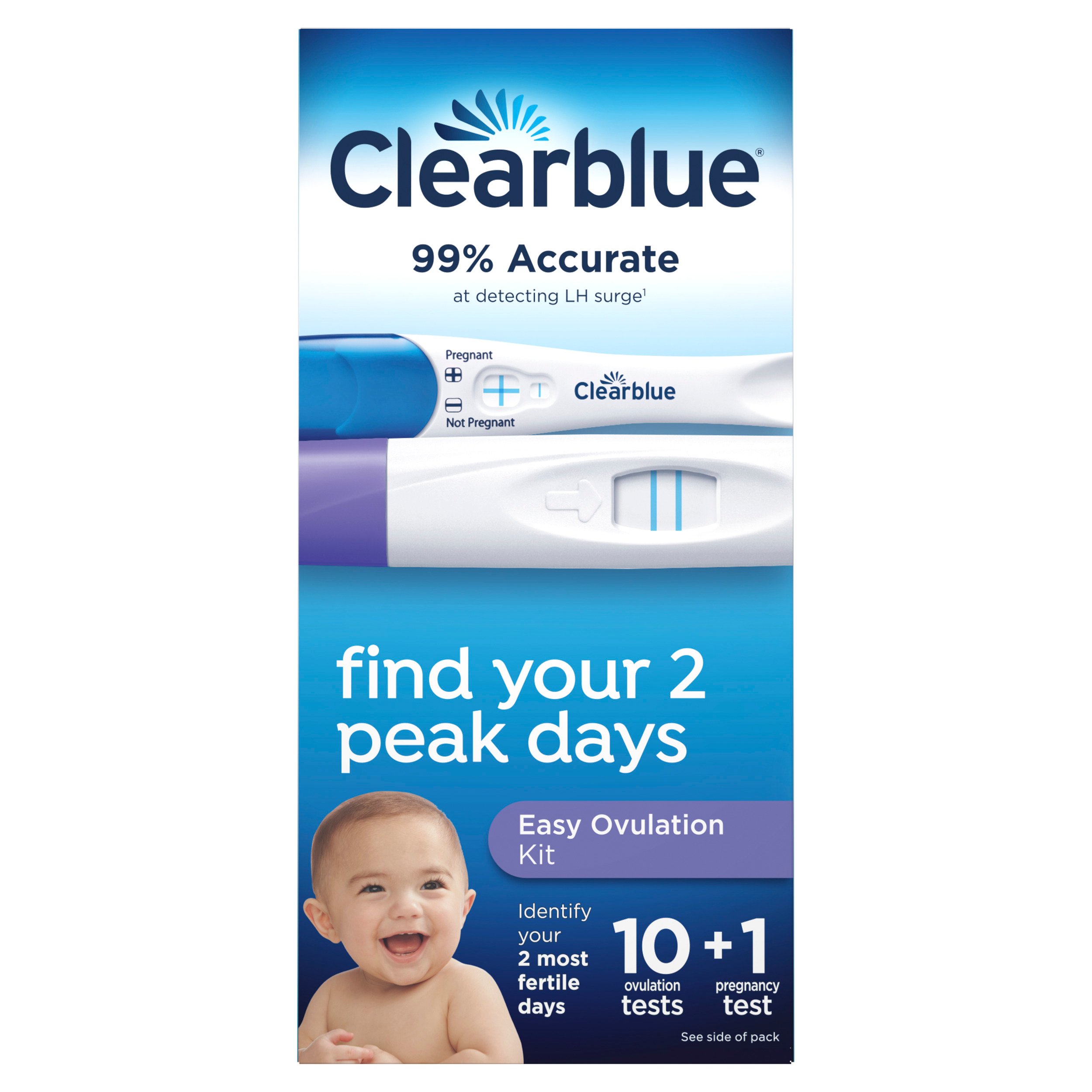 Clearblue Digital Pregnancy Test with Smart Countdown - Shop Pregnancy &  Ovulation Tests at H-E-B