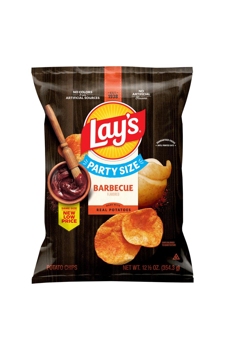 Lay's Barbecue Potato Chips Party Size; image 1 of 3