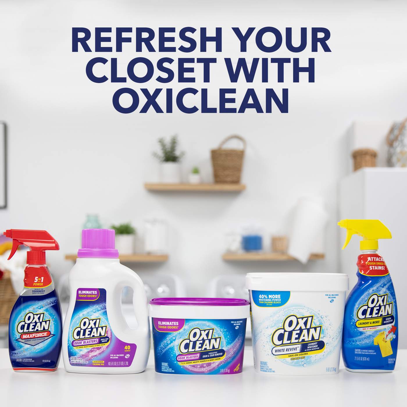 OxiClean with Odor Blasters Classic Clean HE Liquid Laundry Booster; image 9 of 10