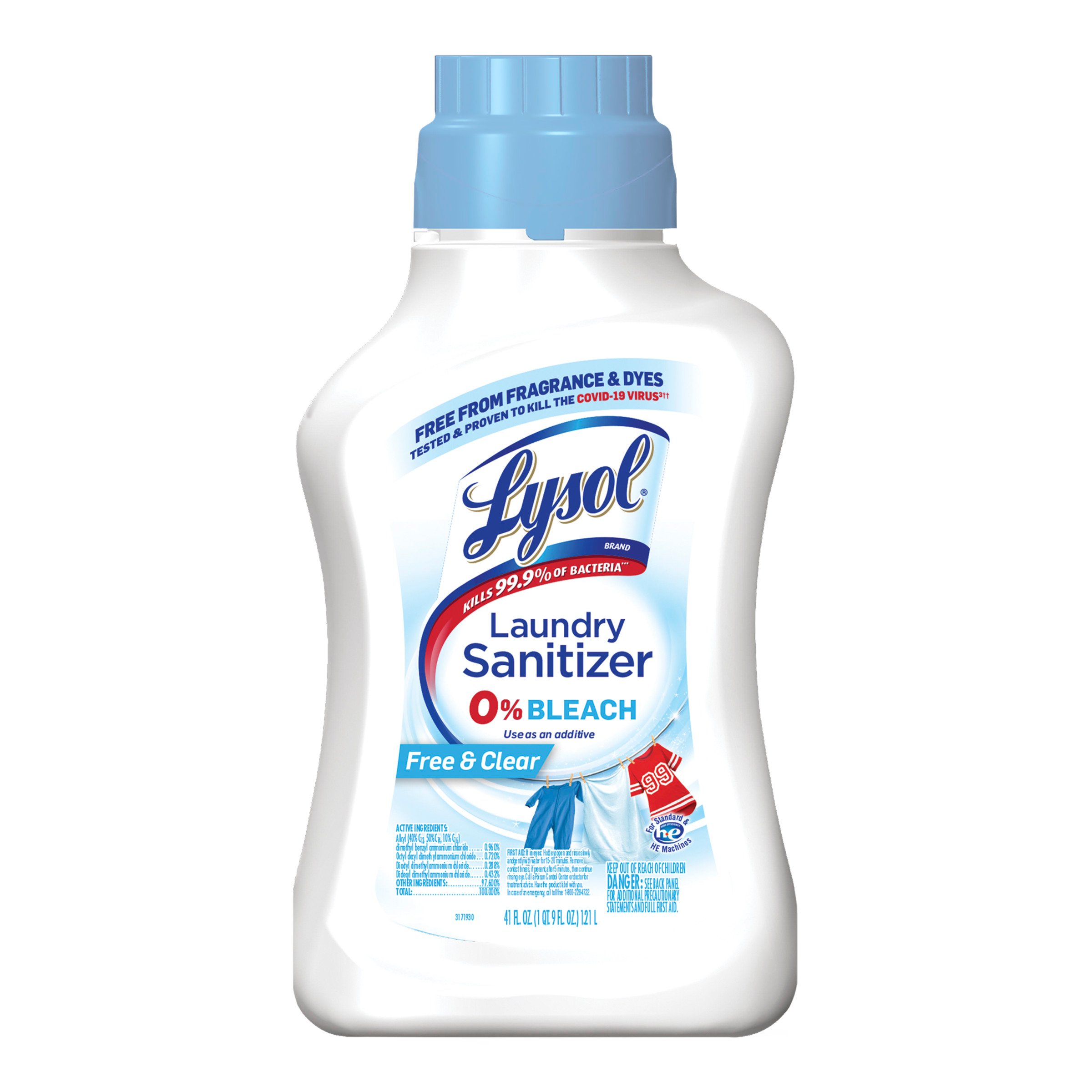 Lysol Free & Clear Laundry Sanitizer Shop Fresheners at HEB