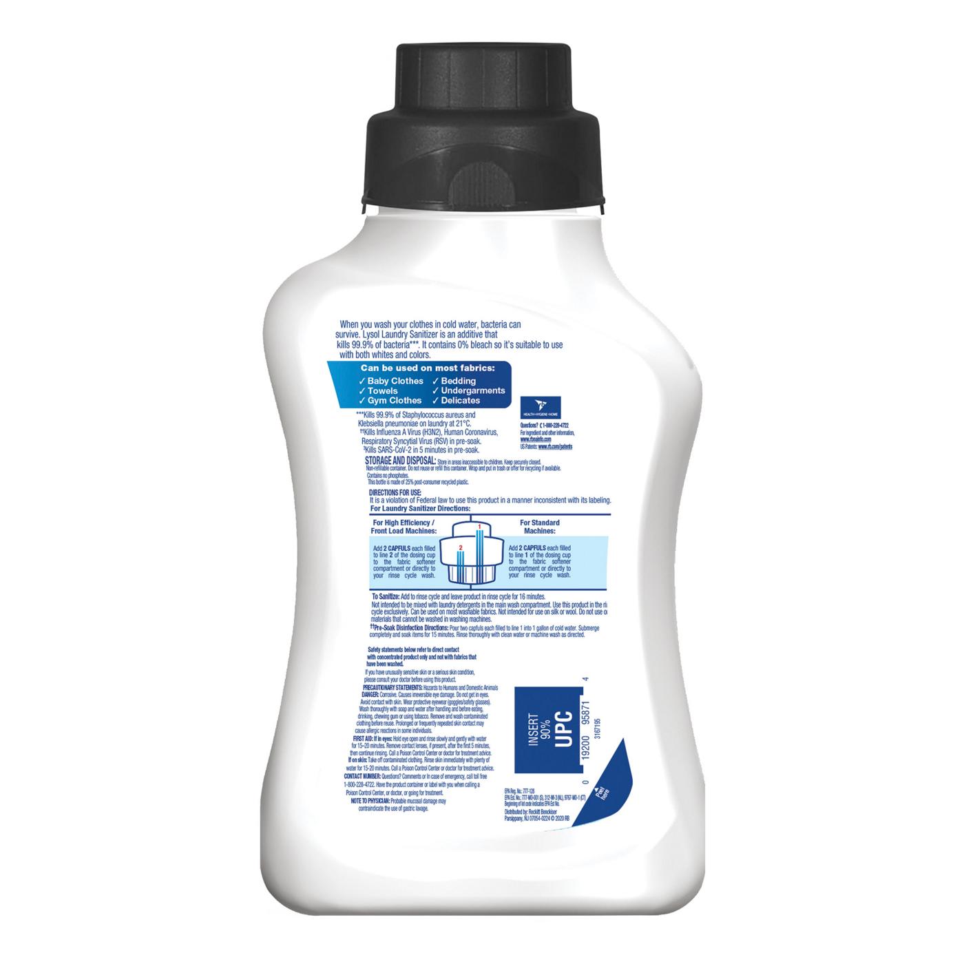 Lysol Sport Odor Eliminator Laundry Sanitizer; image 5 of 6