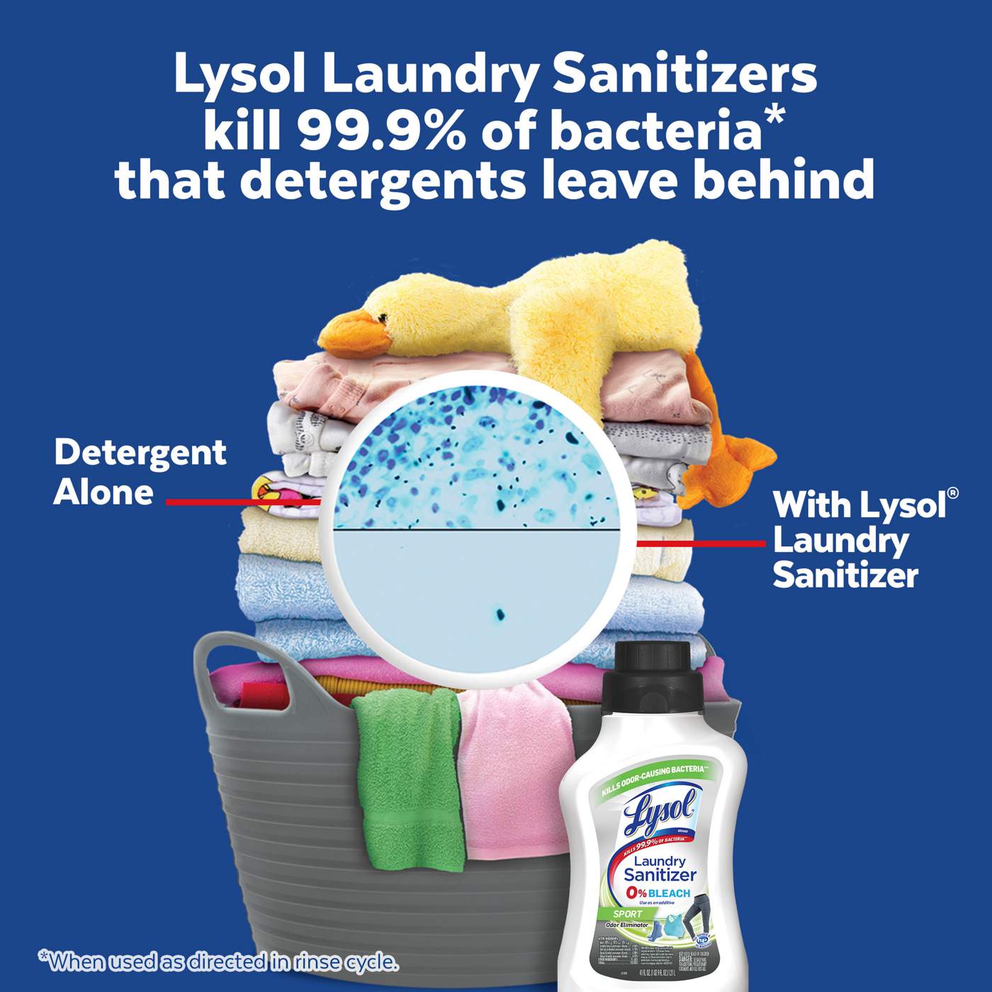 Lysol Sport Odor Eliminator Laundry Sanitizer; image 6 of 6