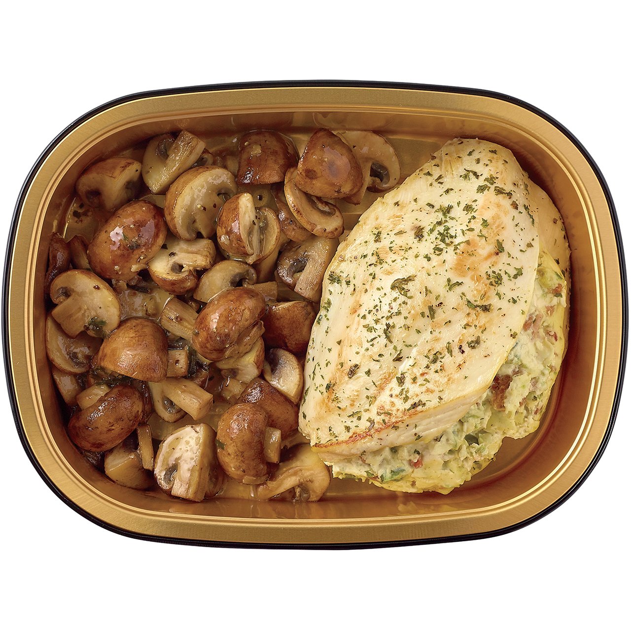 Meal Simple By H-E-B Jalapeno Popper-Stuffed Chicken Breast & Mushrooms ...