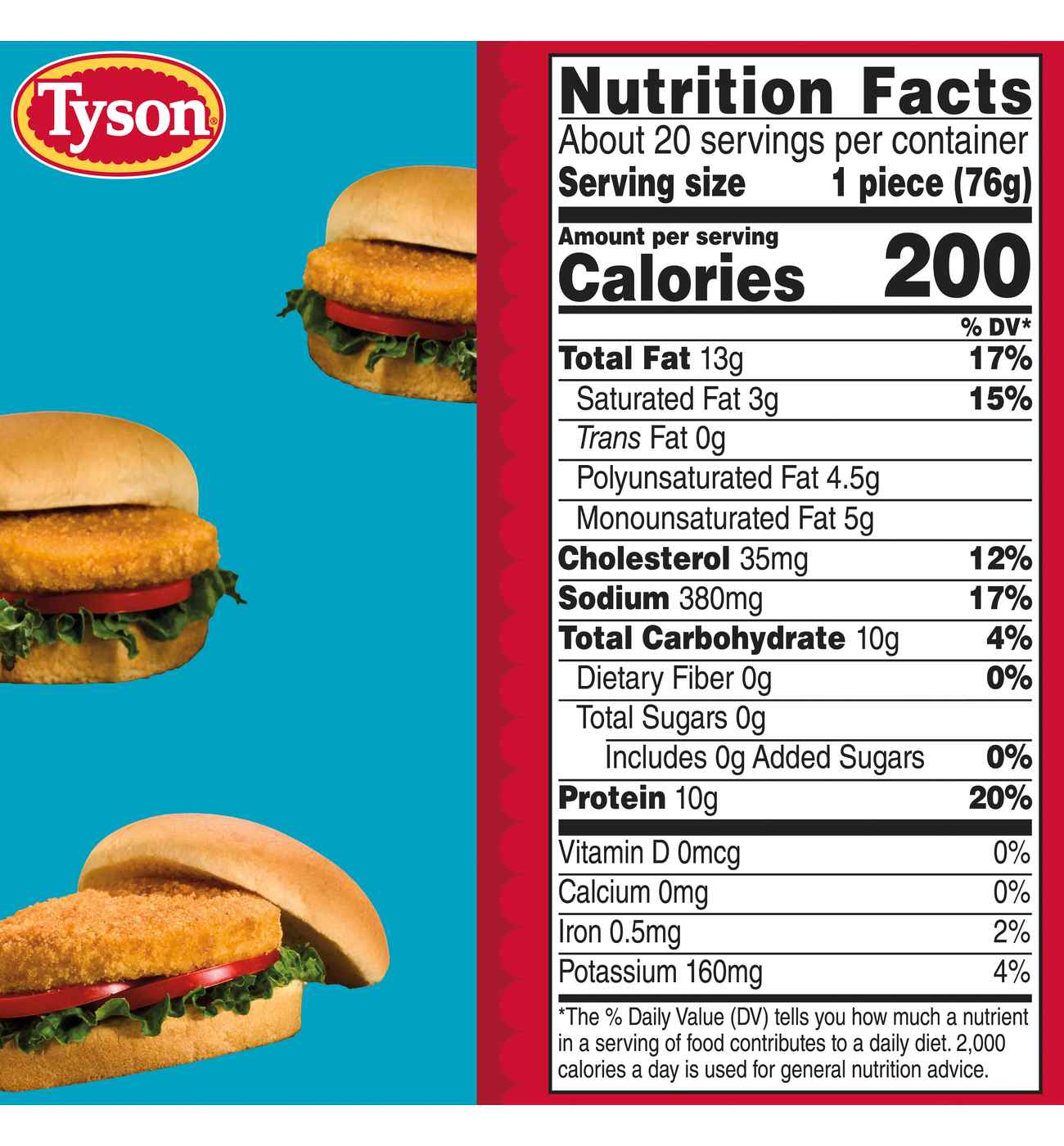 Tyson Fully Cooked & Breaded Chicken Patties; image 3 of 11