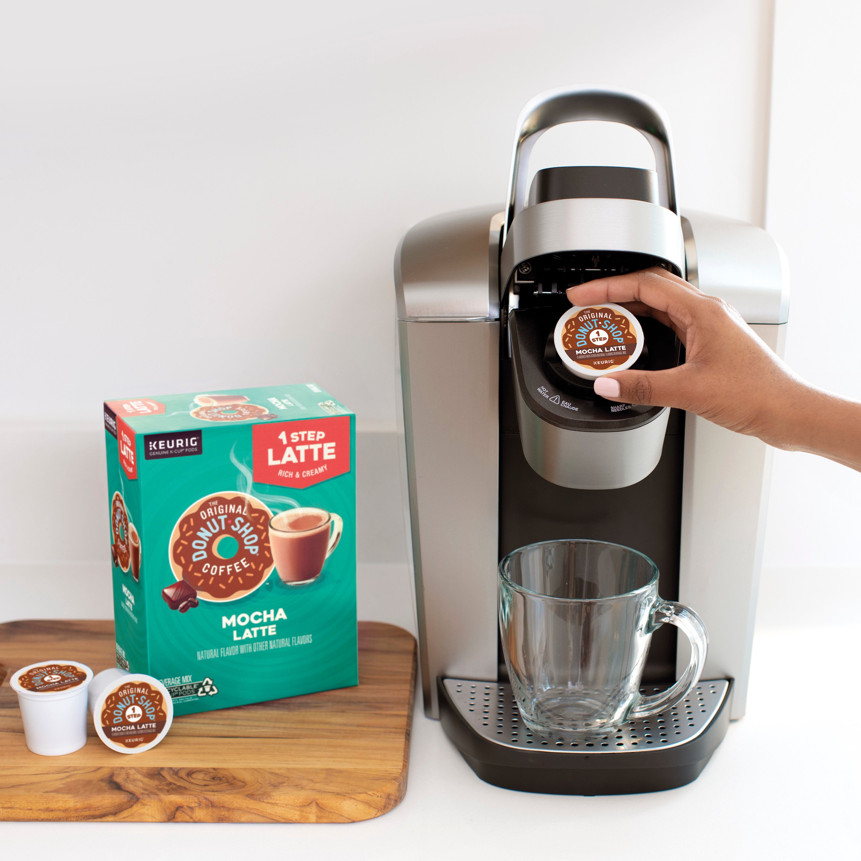 Donut Shop Mocha Latte Single Serve Coffee K Cups - Shop Coffee at H-E-B