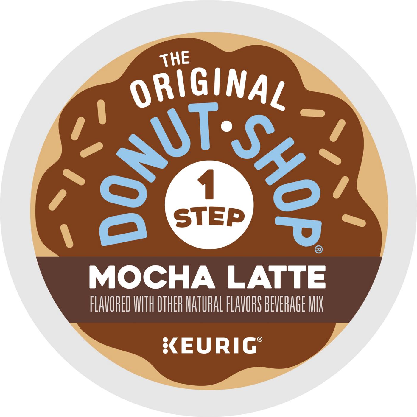 Donut Shop Mocha Latte Single Serve Coffee K Cups; image 3 of 9