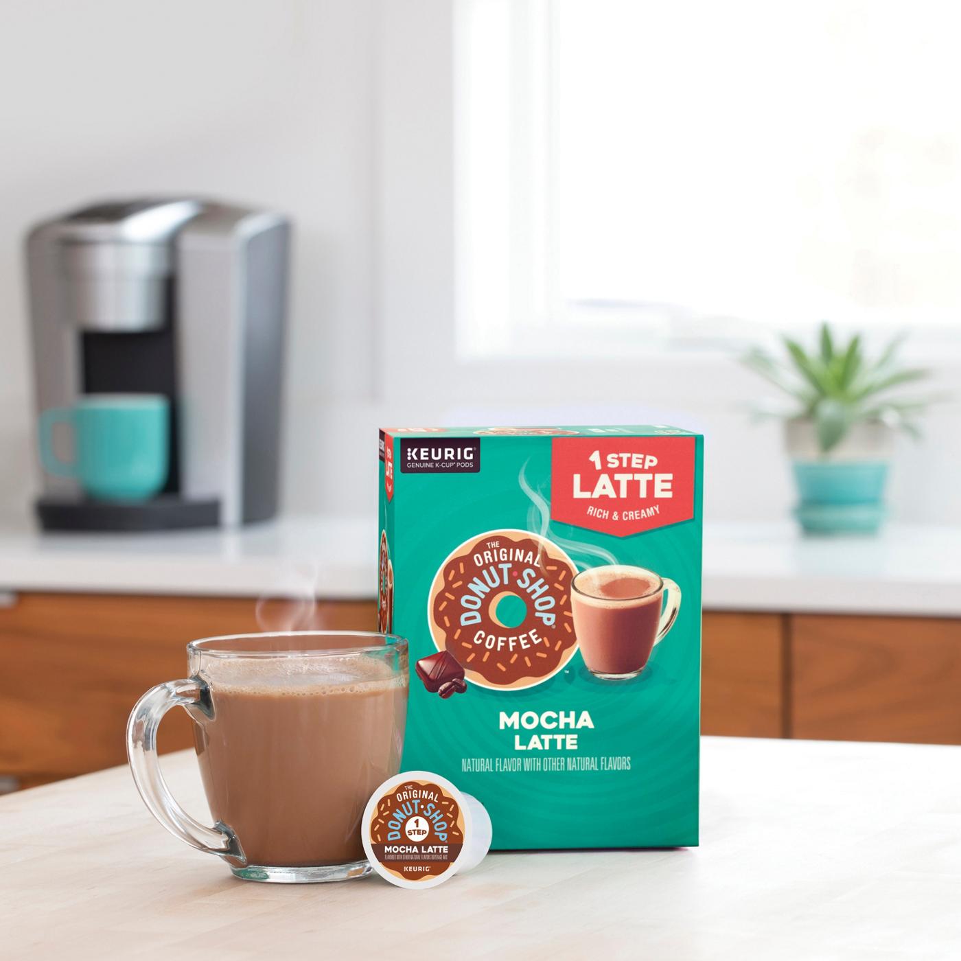 Donut Shop Mocha Latte Single Serve Coffee K Cups - Shop Coffee at