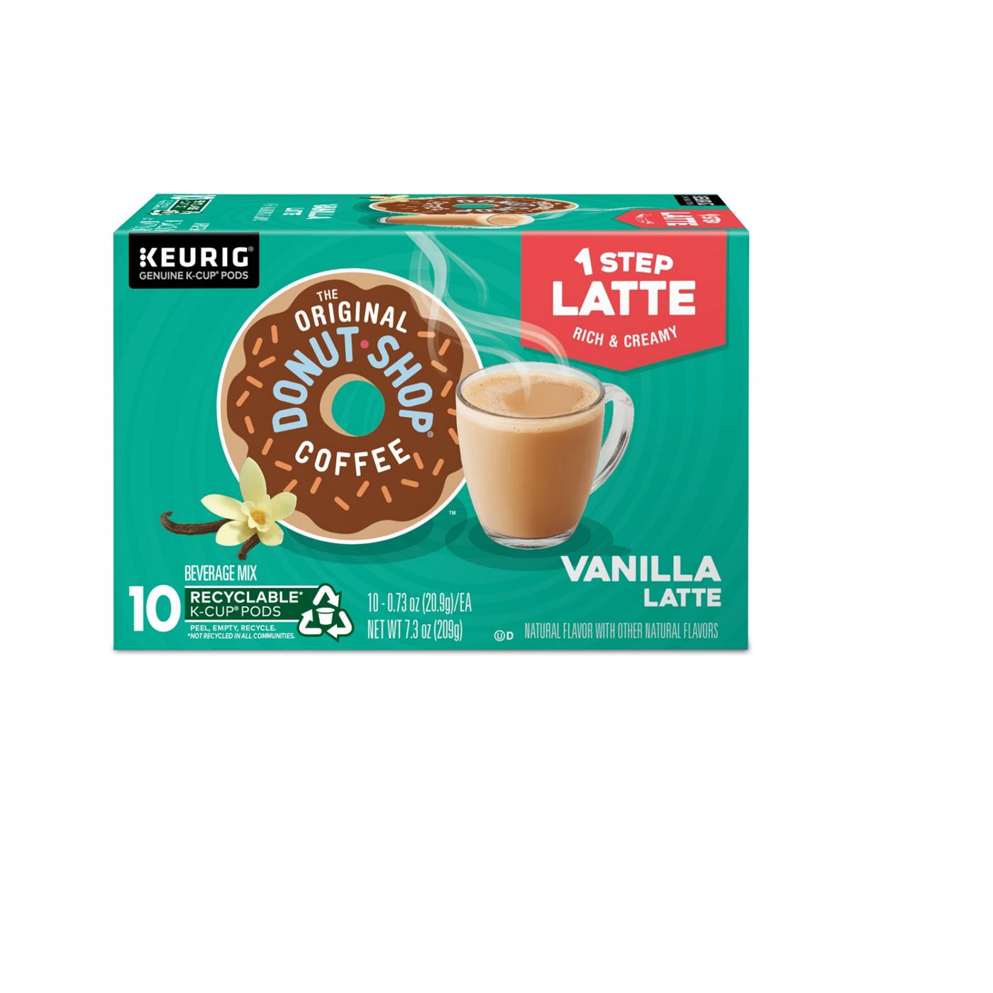 Donut Shop Vanilla Latte Single Serve Coffee K Cups; image 2 of 9