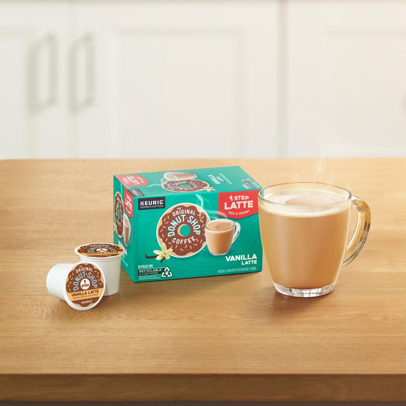 Donut Shop Vanilla Latte Single Serve Coffee K Cups; image 8 of 9