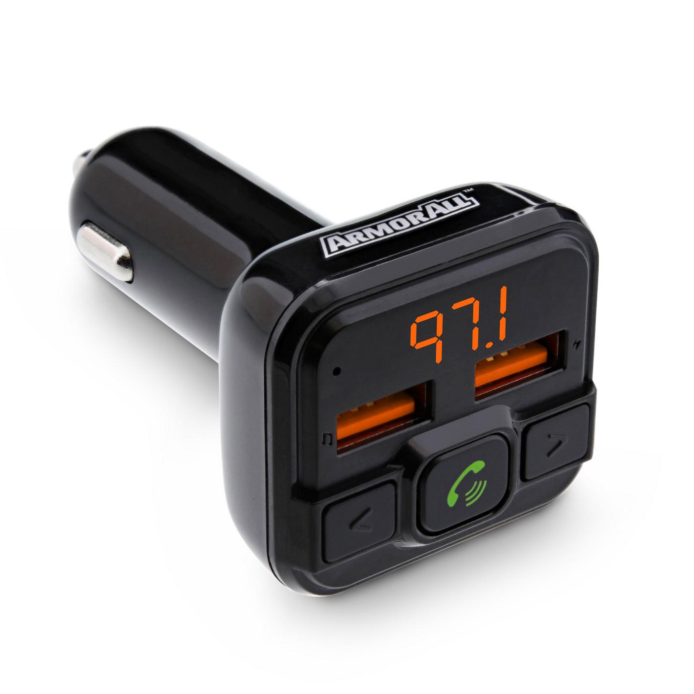 Armor All FM Transmitter Car Charger Voice Assistant; image 1 of 10