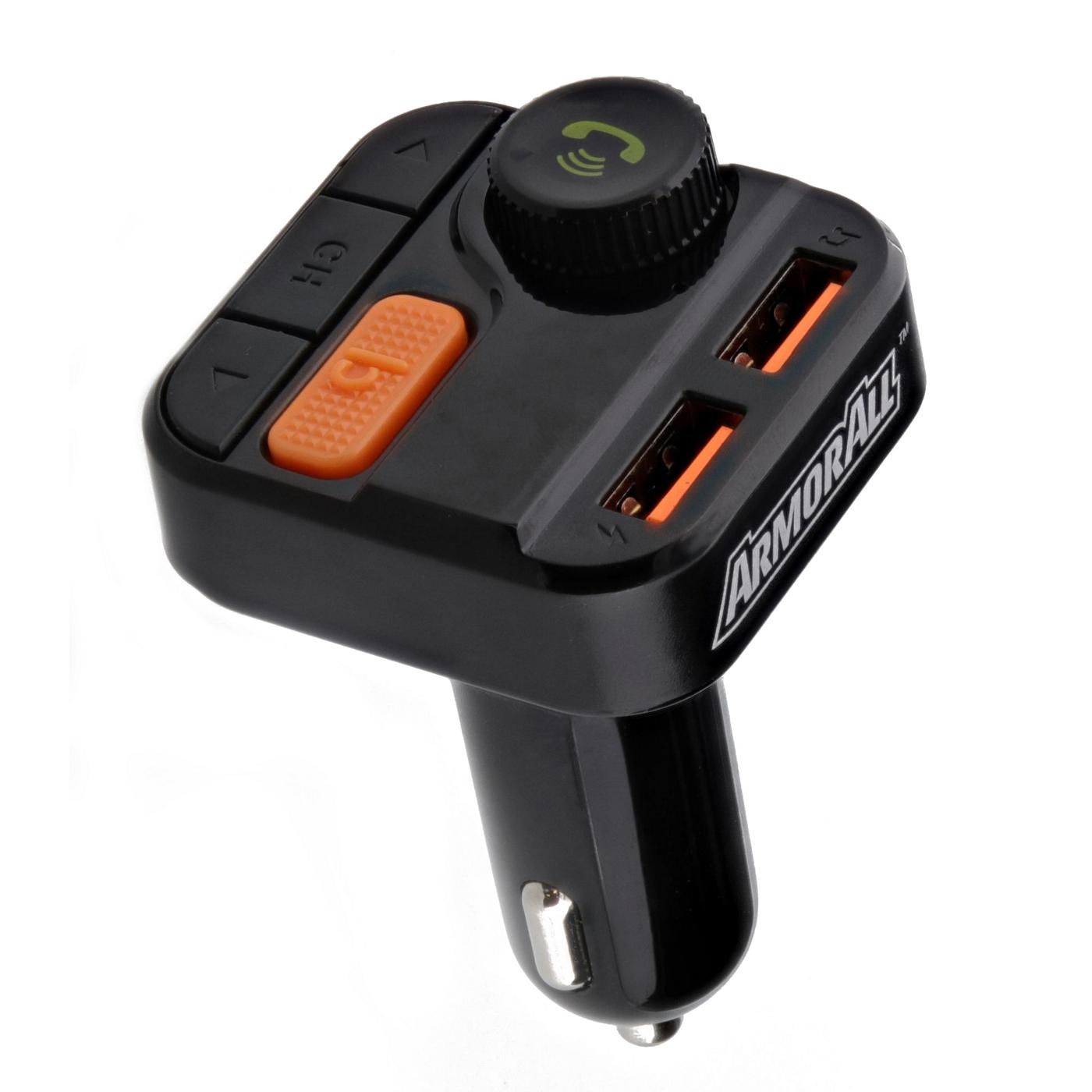 Armor All FM Transmitter Car Charger Voice Assistant; image 4 of 10