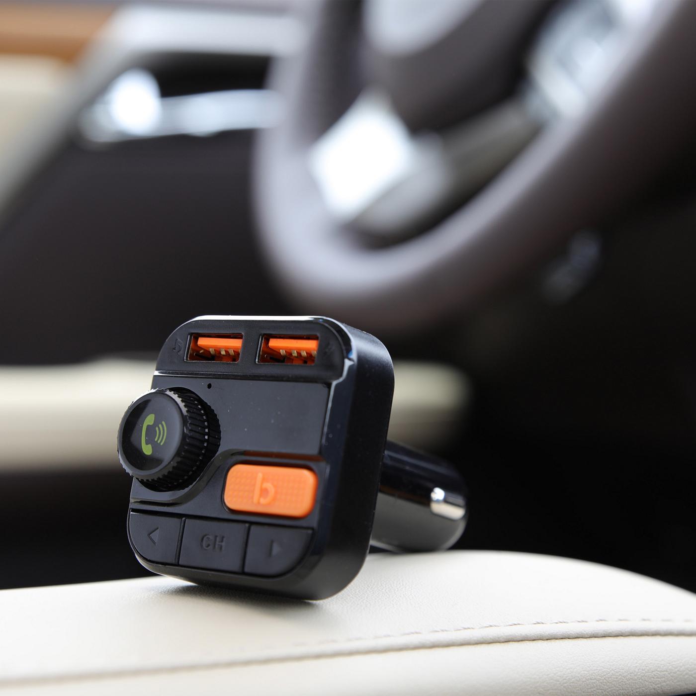 Armor All FM Transmitter Car Charger Voice Assistant; image 5 of 10