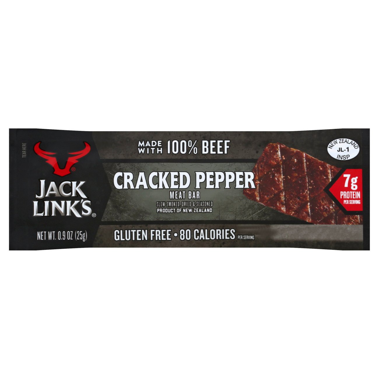 Jack Link's Beef Steak Strip Cracked Pepper Jerky Shop Jerky at HEB